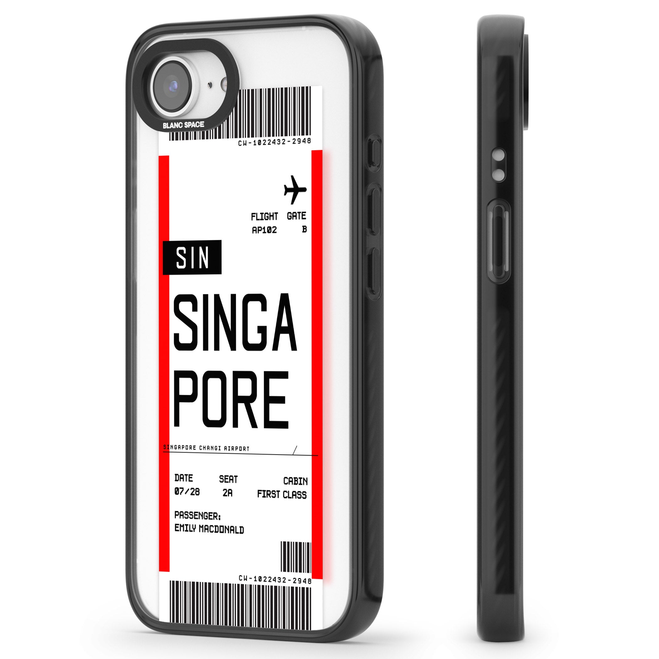 Personalised Singapore Boarding Pass