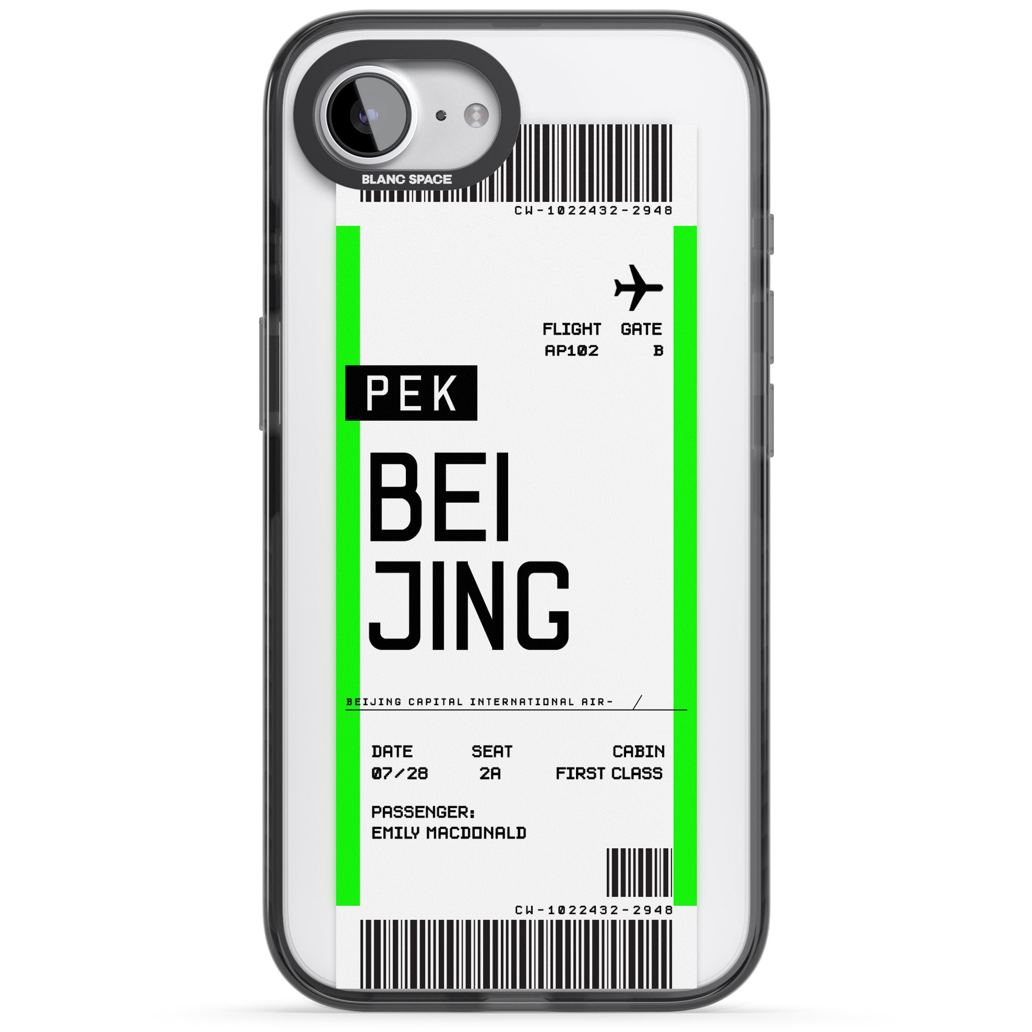 Personalised Beijing Boarding Pass