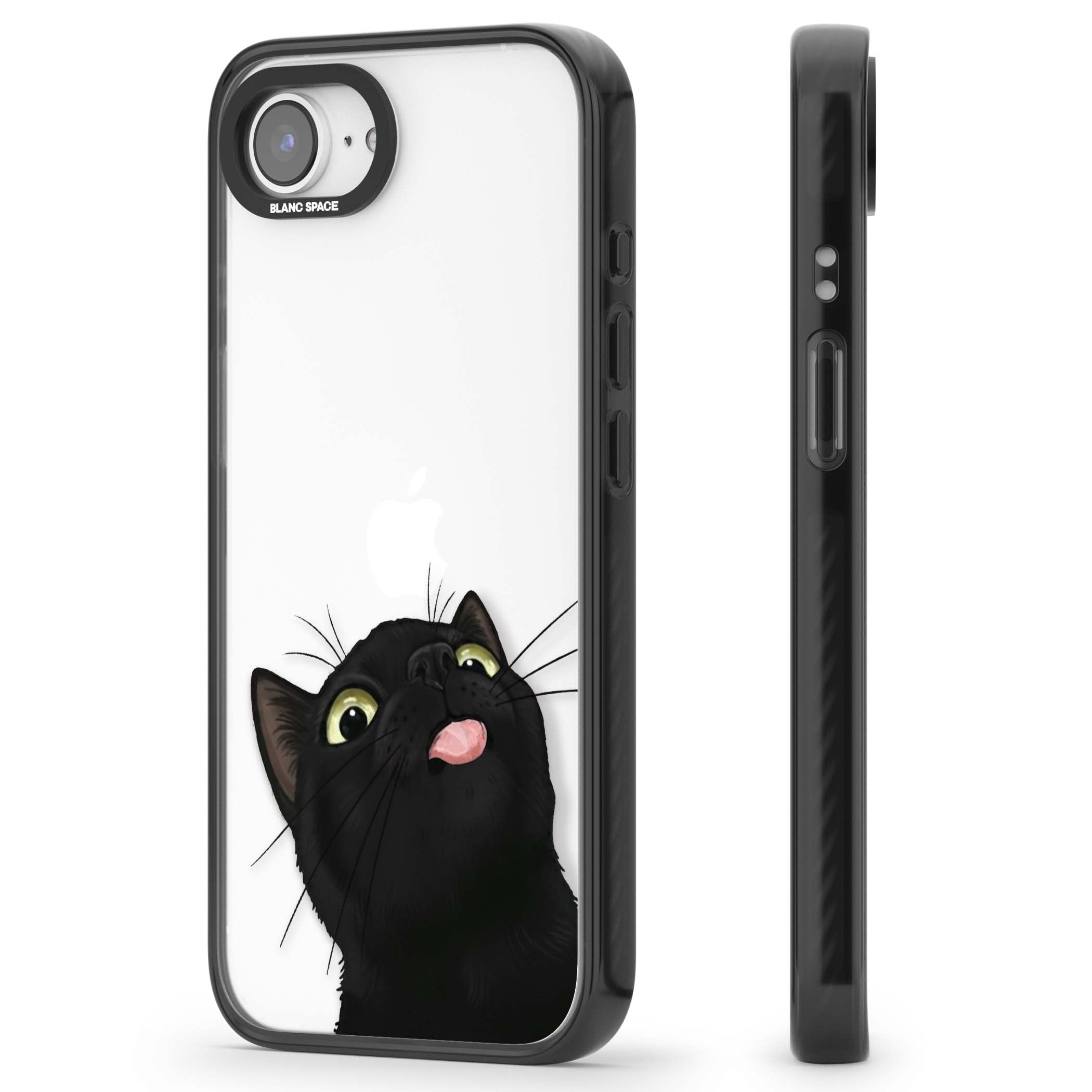 Black Cat Energy for her iPhone case | Black Impact case for iPhone 16e, iPhone 17e