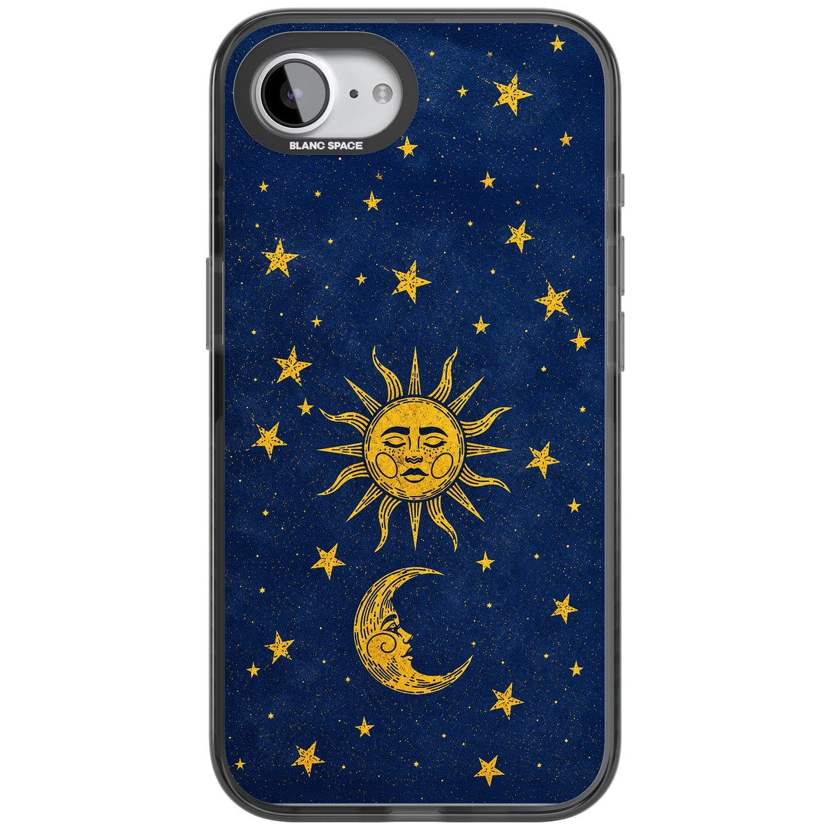 Sun & Moon Reverie iPhone 16e / iPhone 17e Impact Black Phone Case front