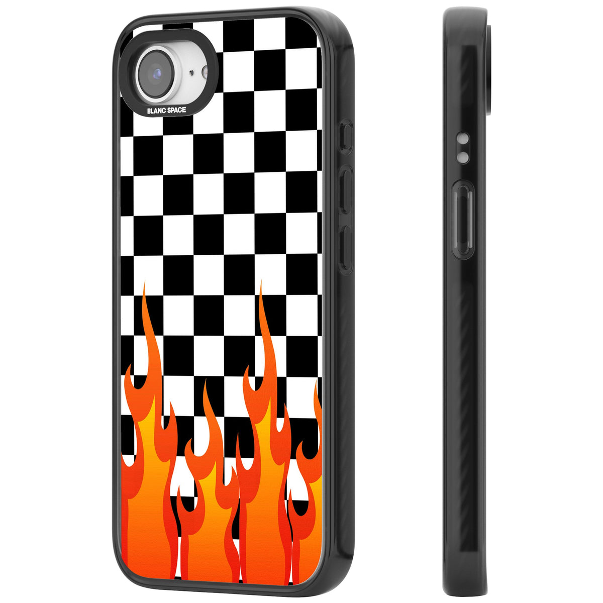 Hot Pursuit iPhone 16e / iPhone 17e Impact Black Phone Case side