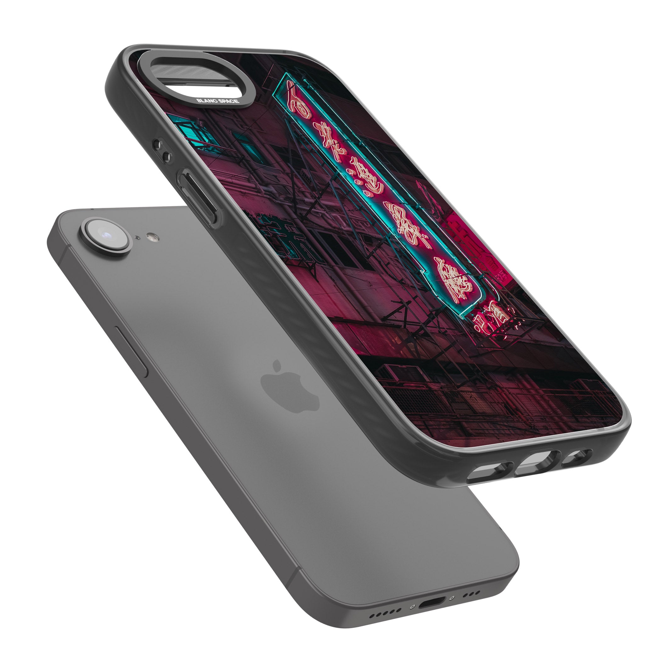 Neon Kanji Cityscape