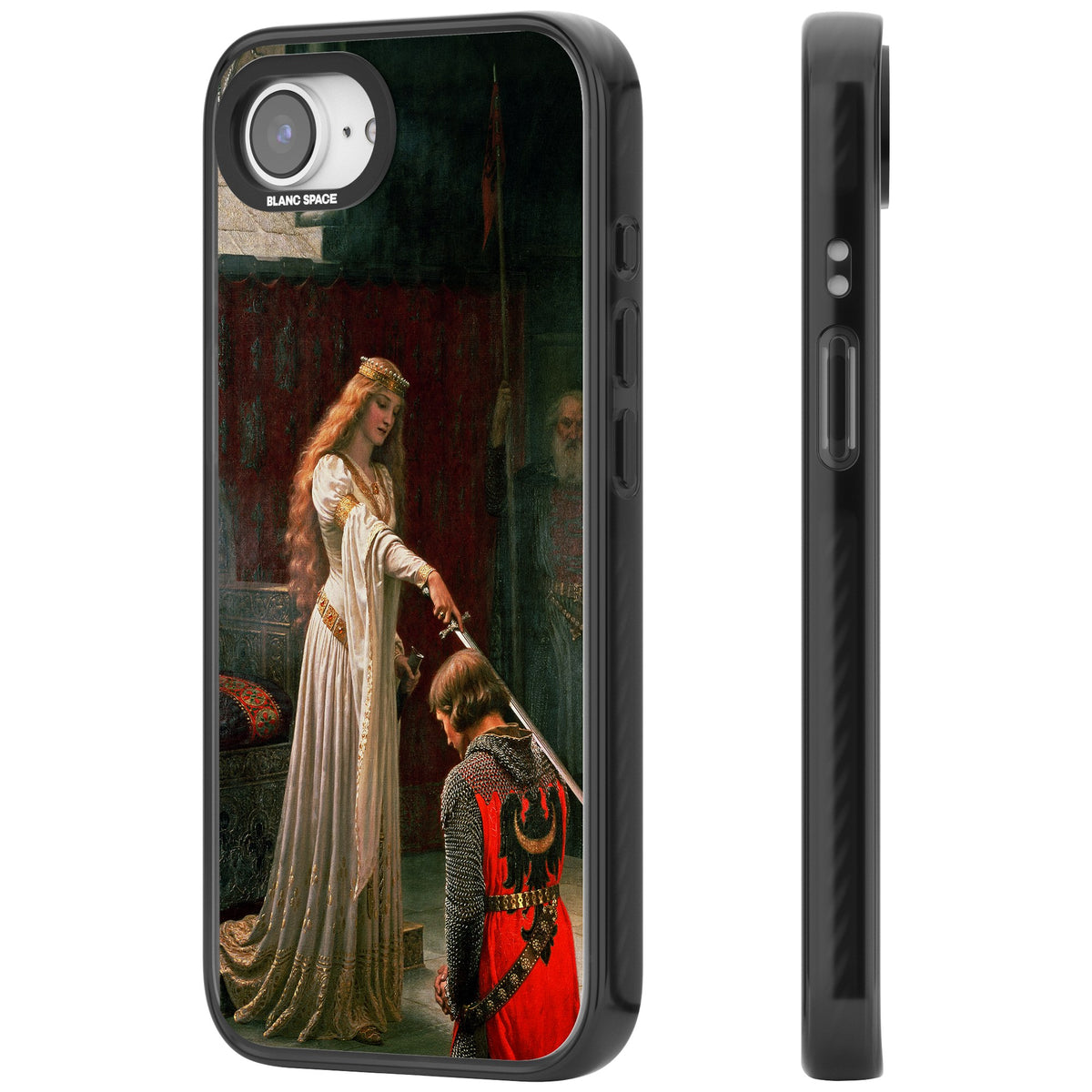 The Accolade iPhone 16e / iPhone 17e Impact Black Phone Case side