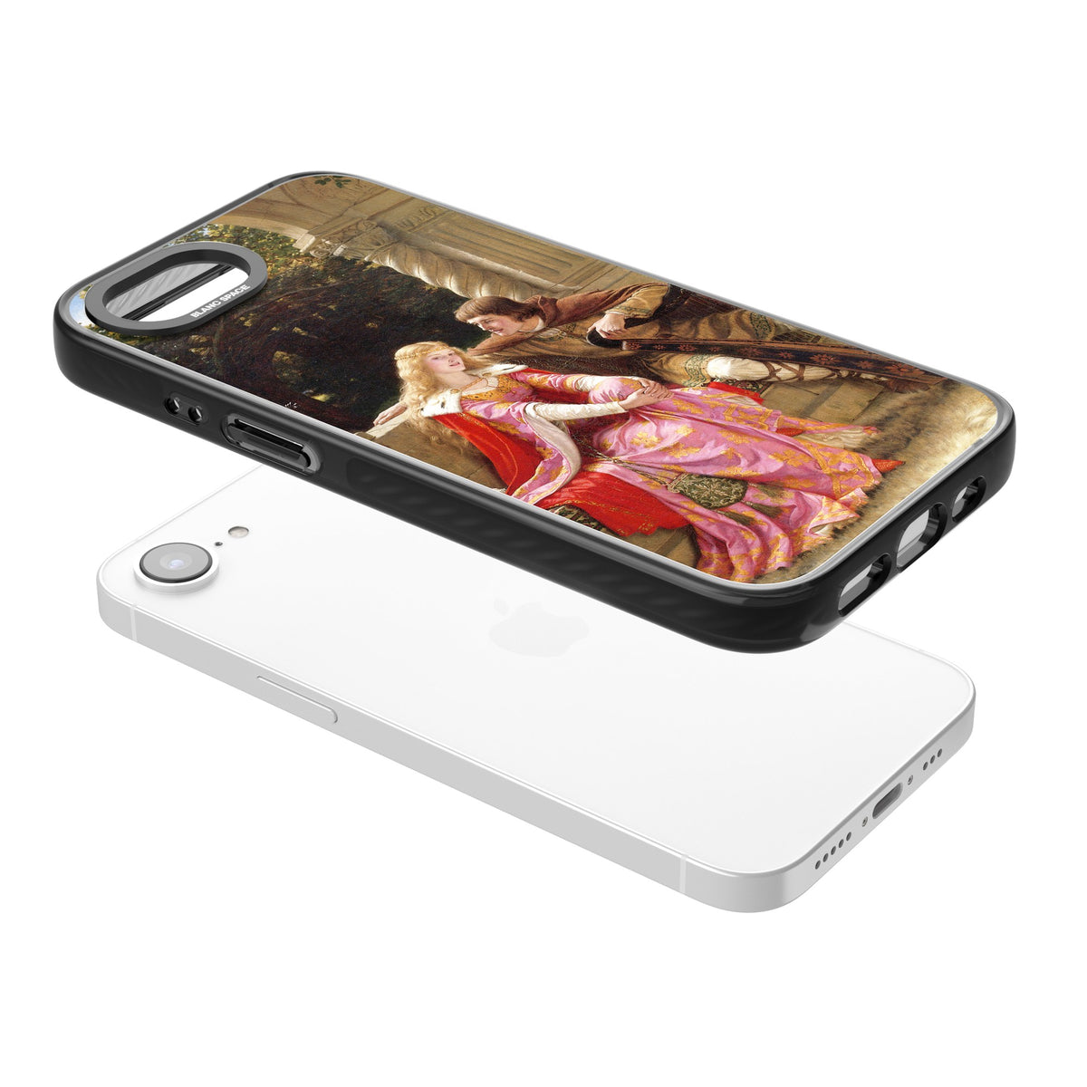 The End of the Song iPhone 16e / iPhone 17e Impact Black Phone Case angled
