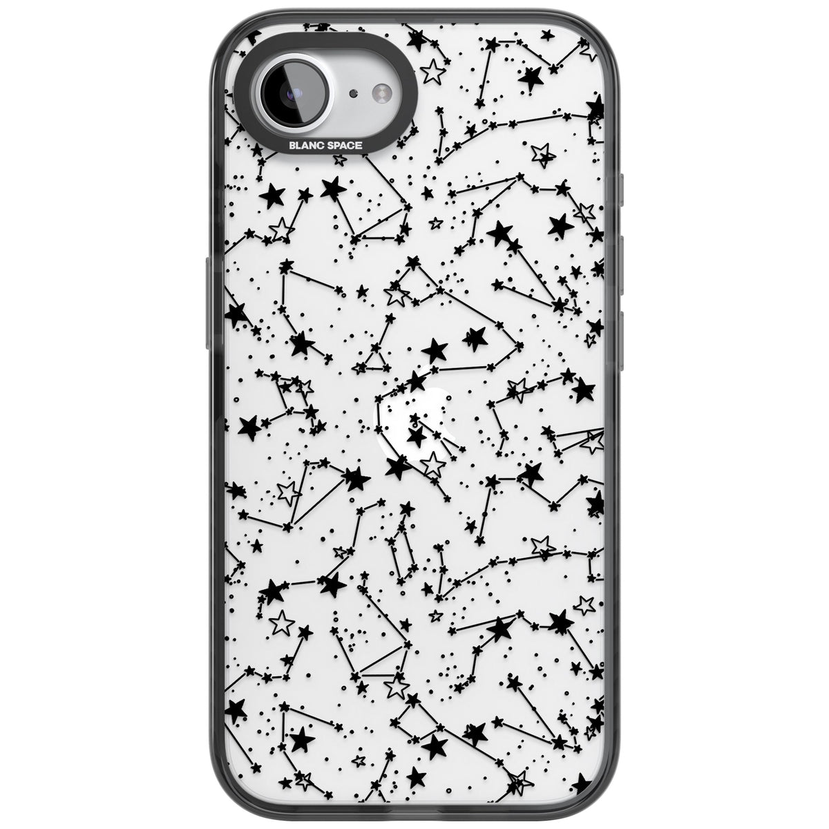 Midnight Constellations iPhone 16e / iPhone 17e Impact Black Phone Case front