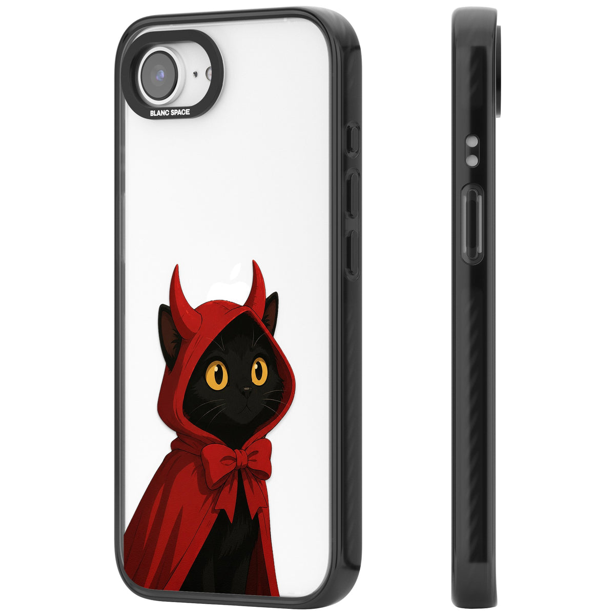 Little Devil iPhone 16e / iPhone 17e Impact Black Phone Case side