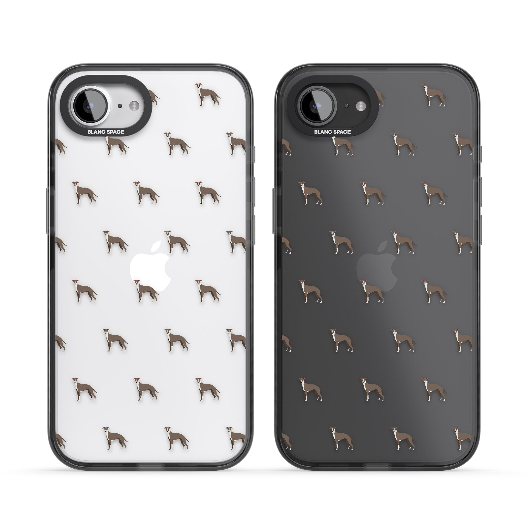 Whippet Dog Pattern Clear