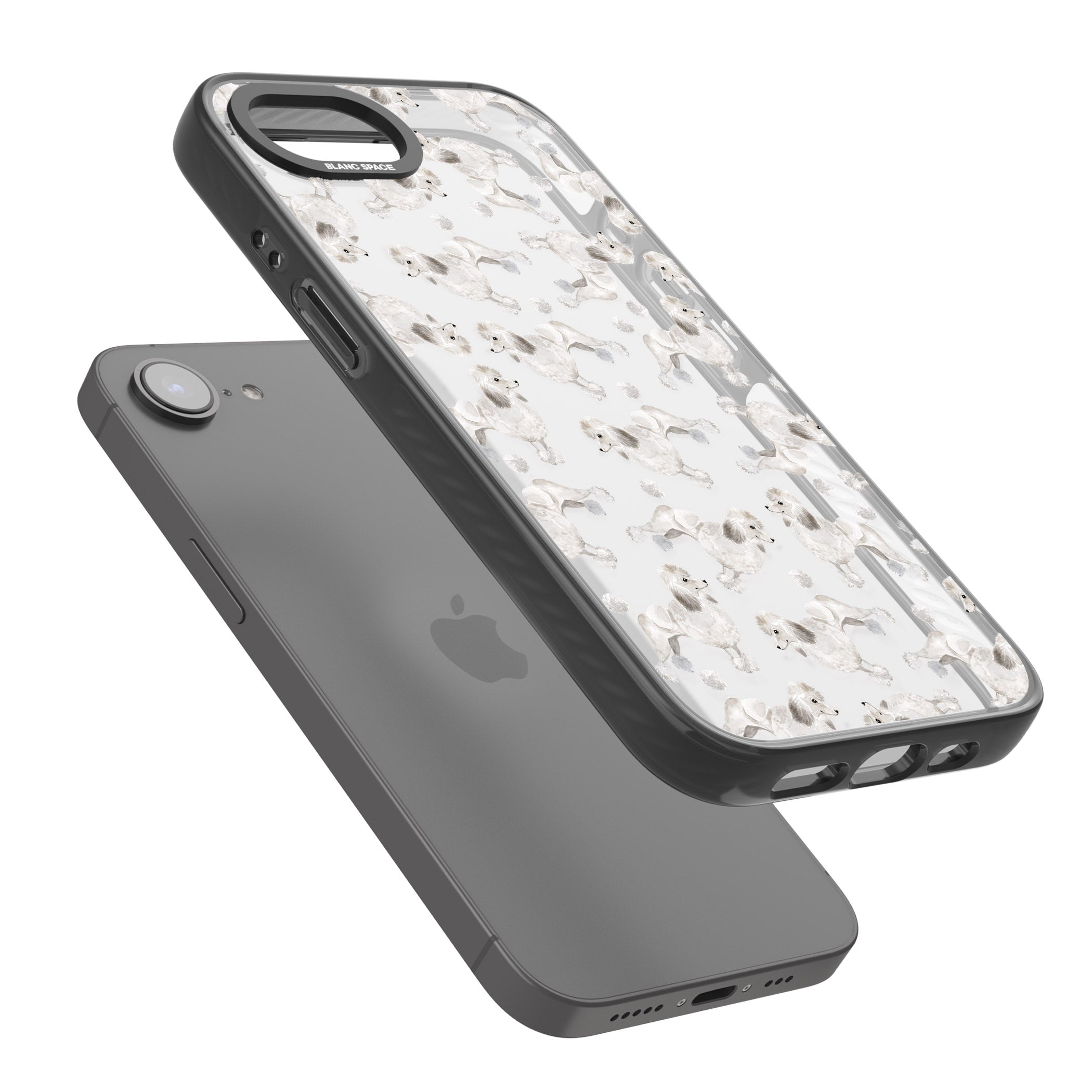 Poodle Watercolor Pattern