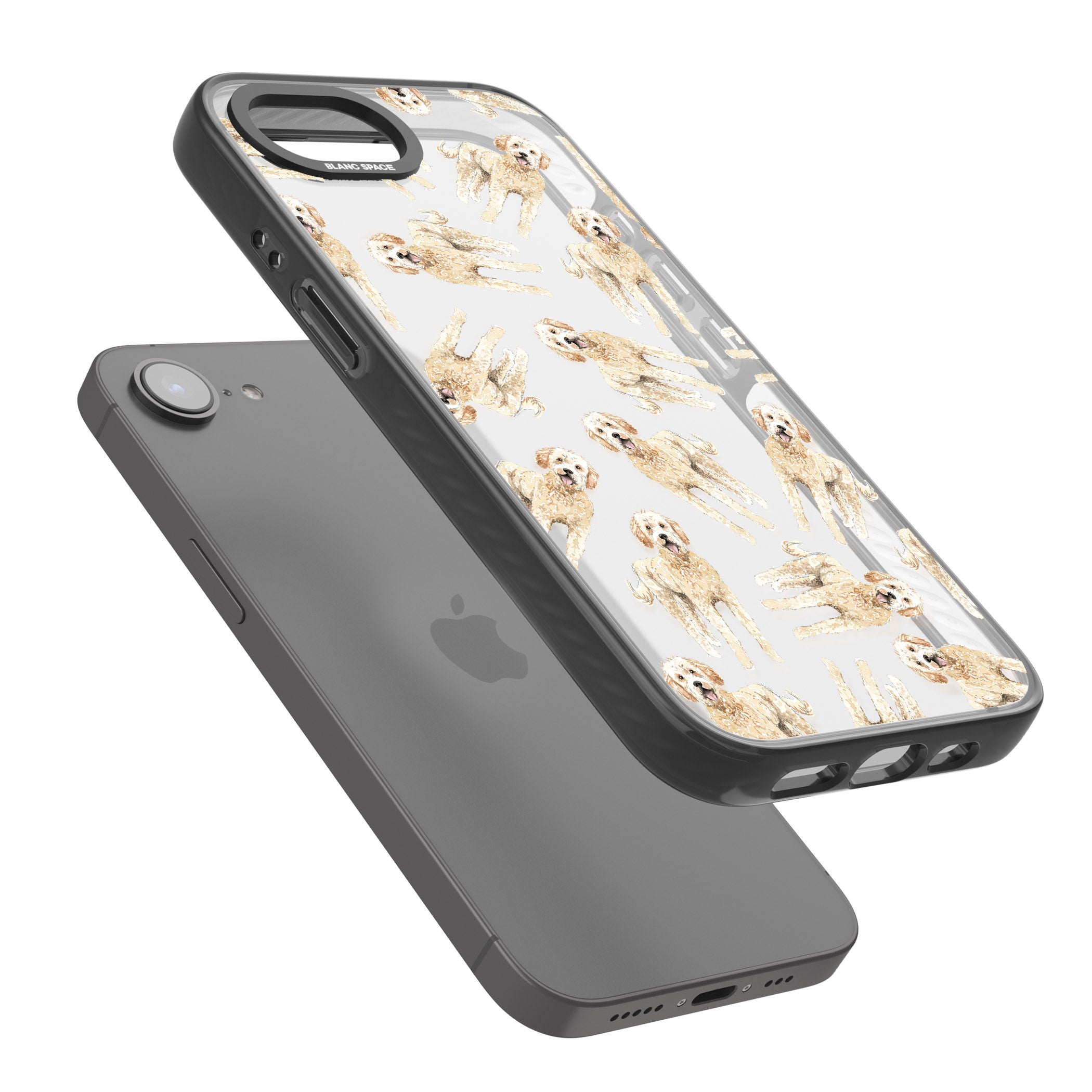 Goldendoodle Watercolour Dog Pattern