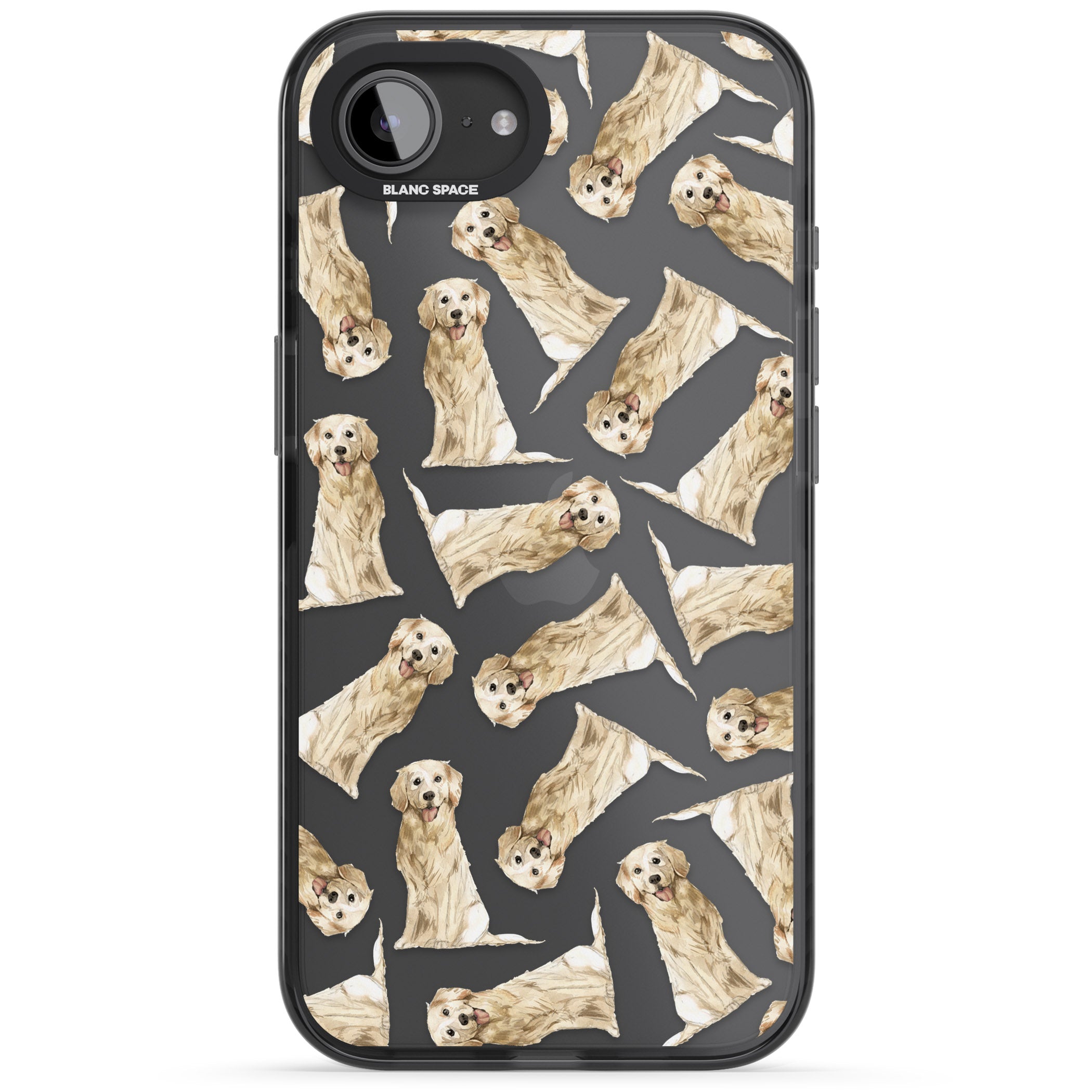 Golden Retriever Watercolor Pattern