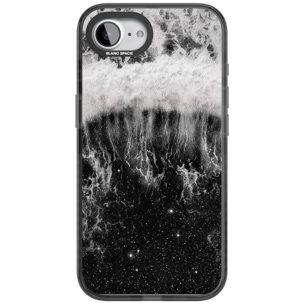 Deep Wave iPhone 16e / iPhone 17e Impact Black Phone Case front