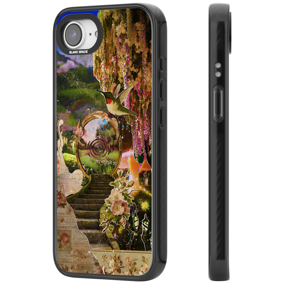 Fairy Portal iPhone 16e / iPhone 17e Impact Black Phone Case side