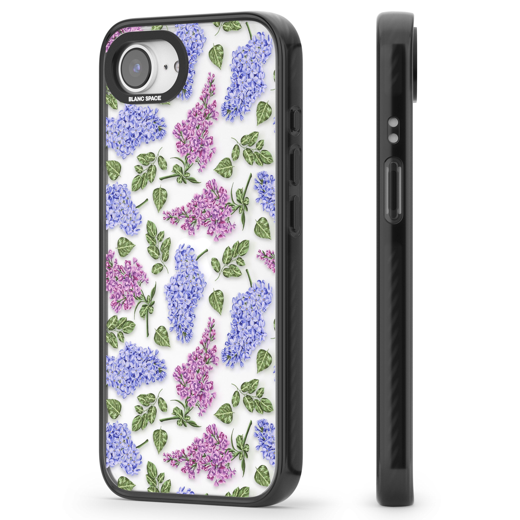 Purple Blossoms Transparent Floral