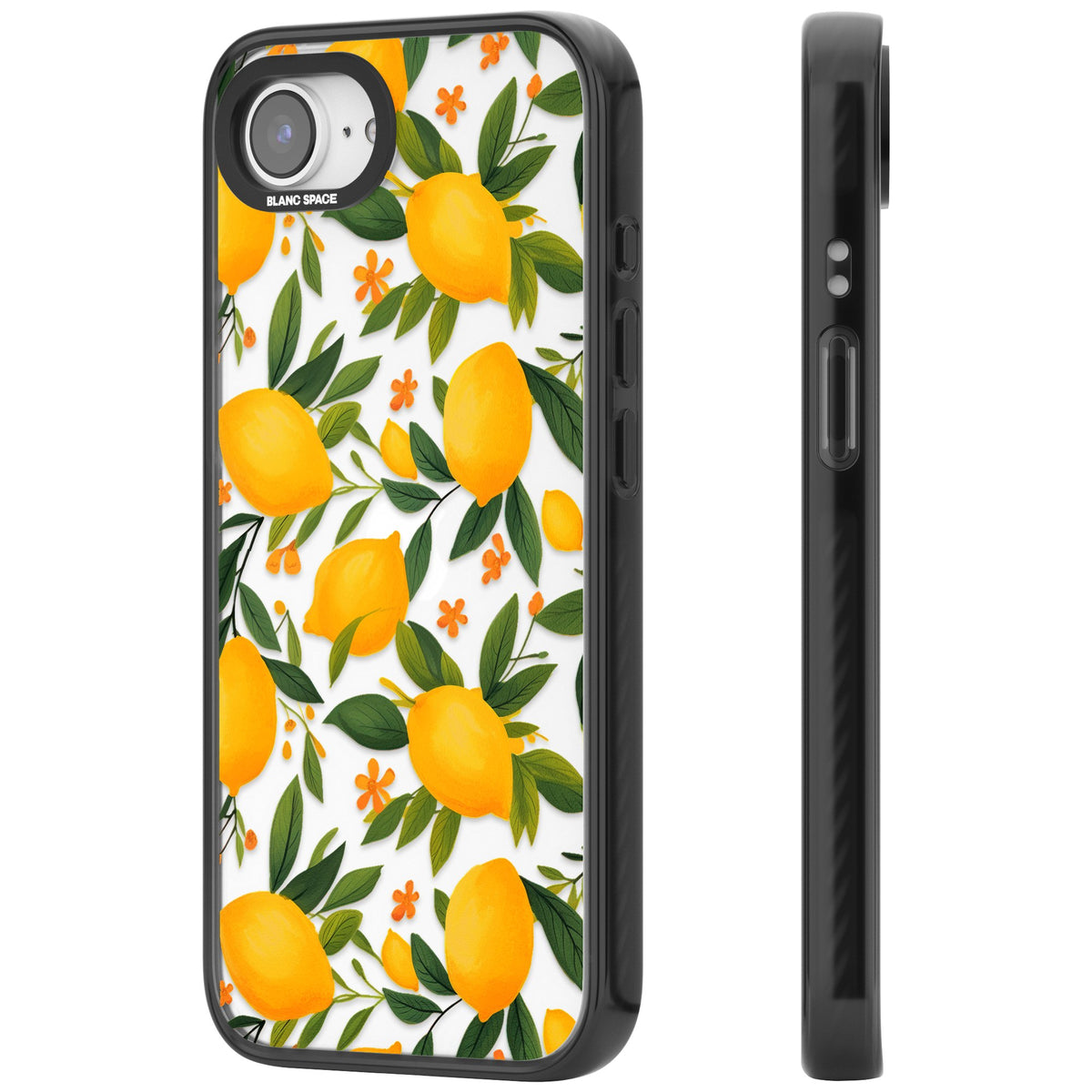 Lemon Grove iPhone 16e / iPhone 17e Impact Black Phone Case side