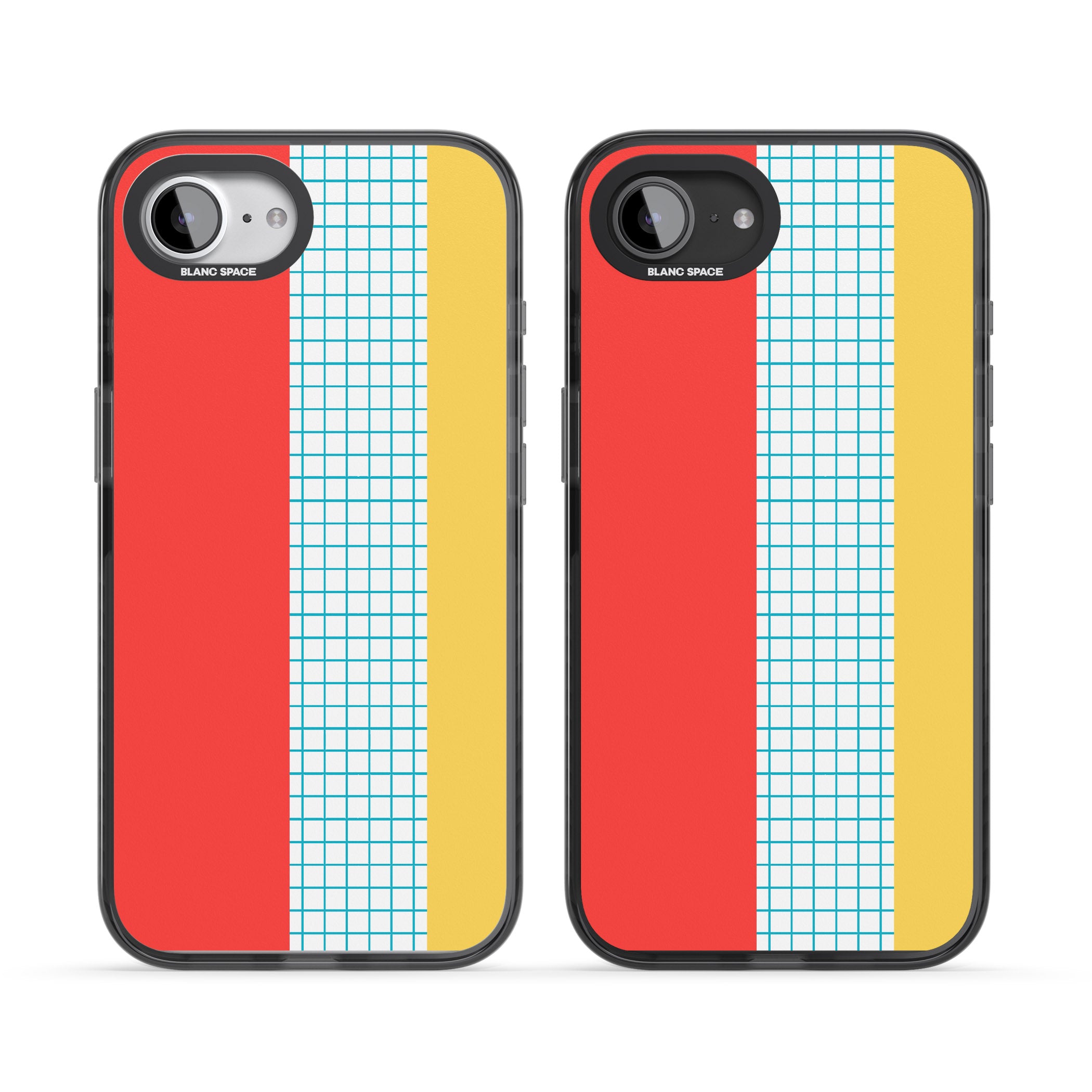 Abstract Grid Red, Blue, Yellow