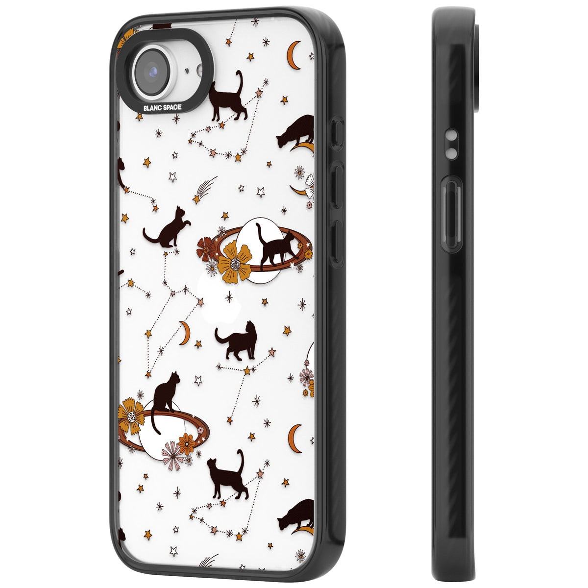 Cats And Astrology iPhone 16e / iPhone 17e Impact Black Phone Case side
