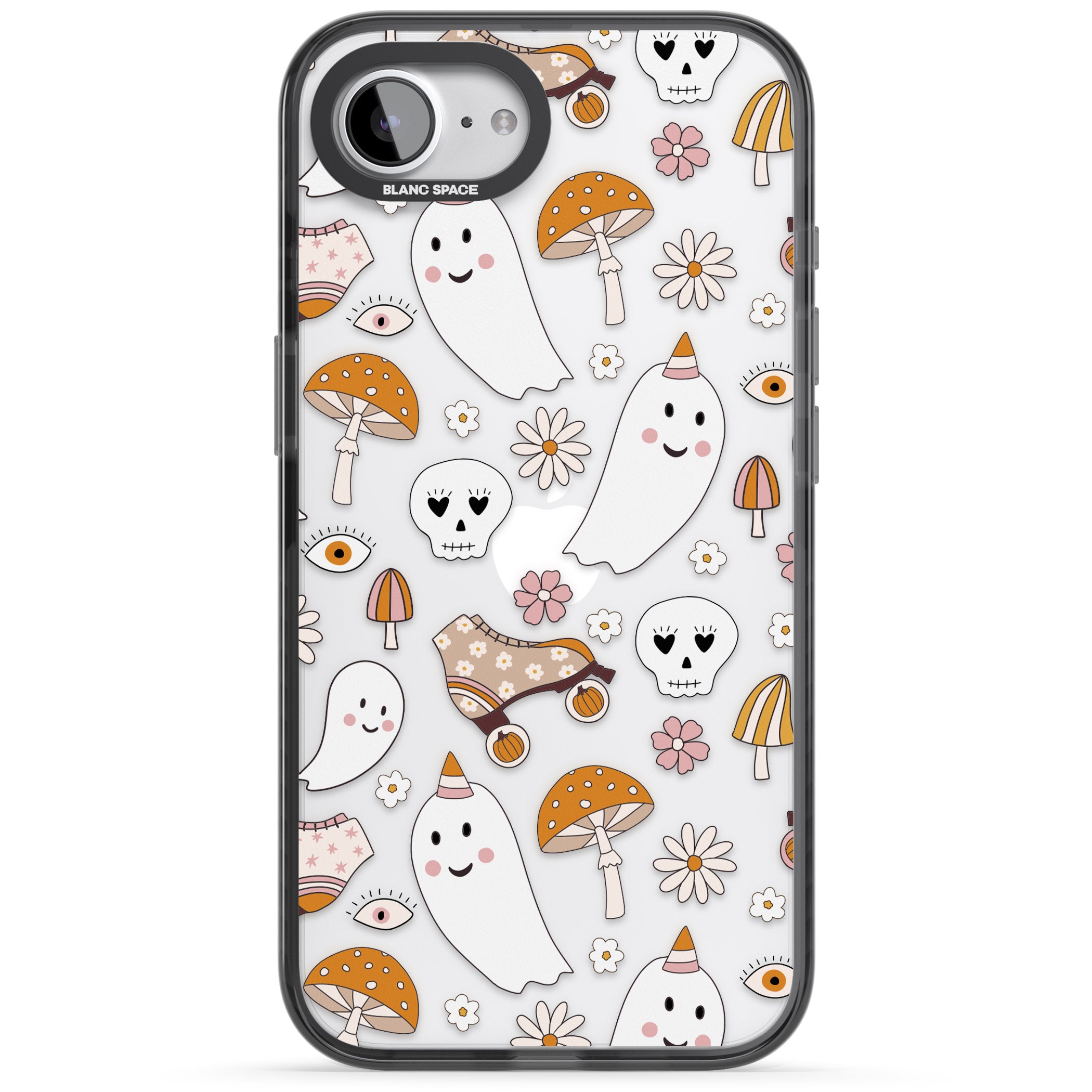 Cute Ghost And Skulls Pattern