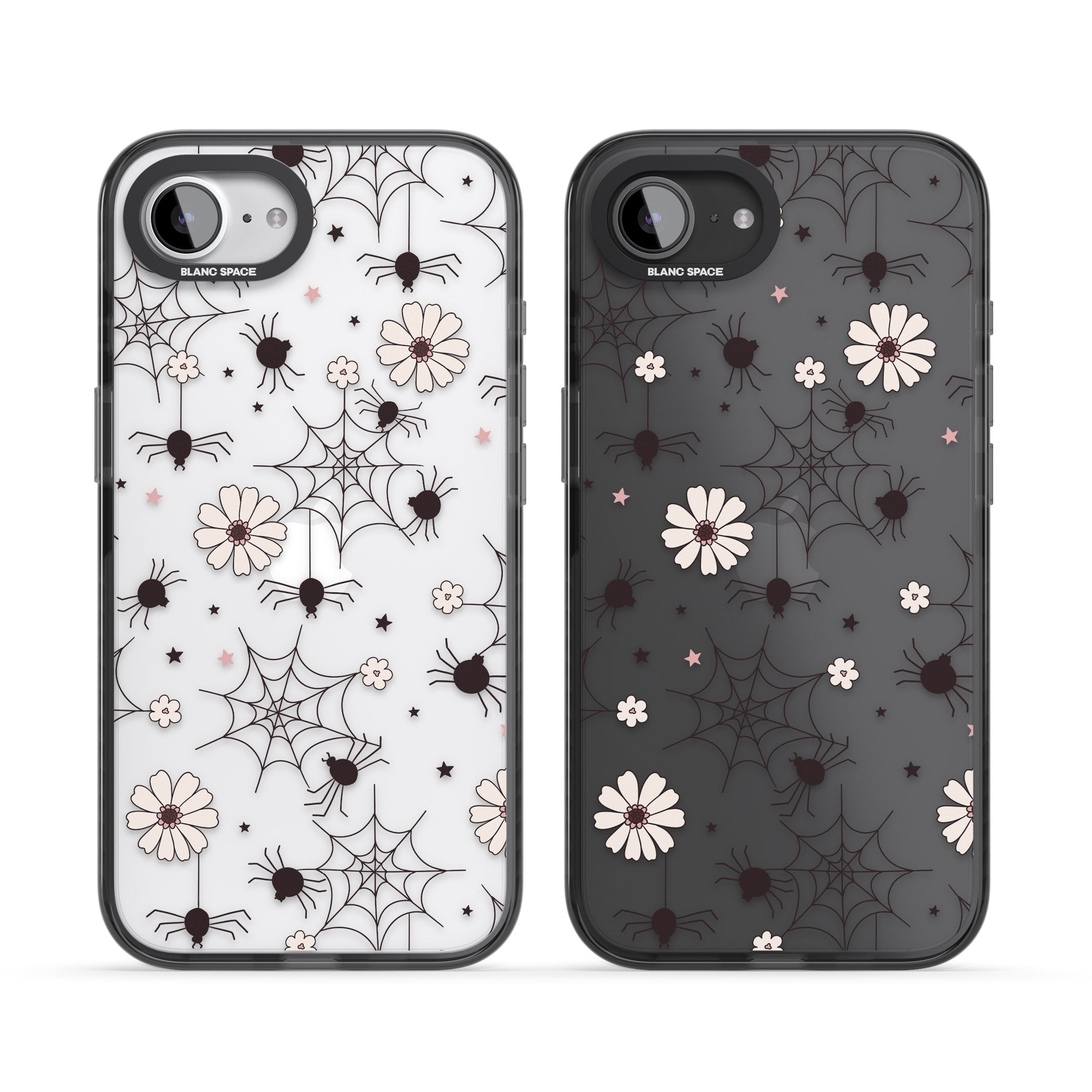 Spiders And Flowers Pattern