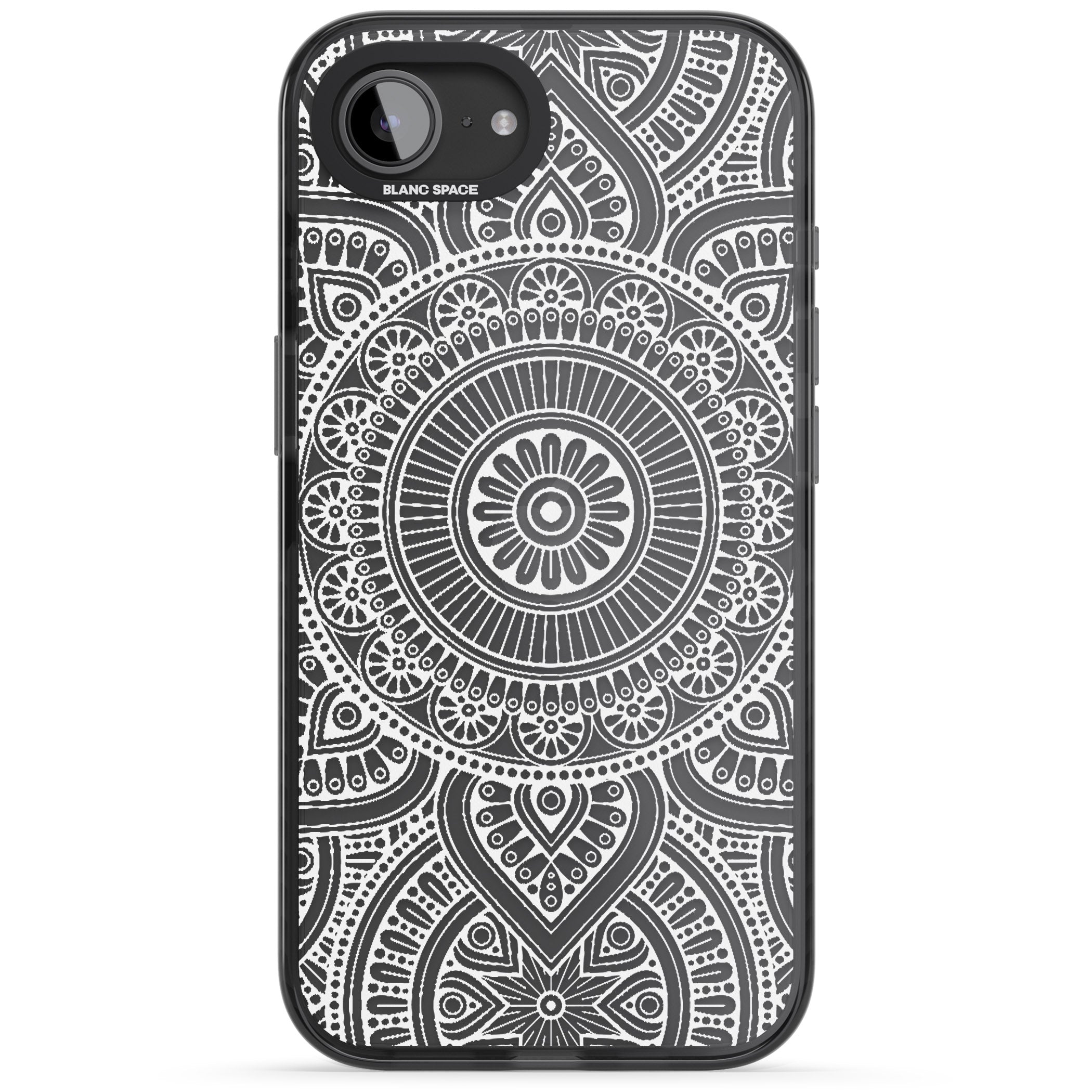 White Henna Flower Wheel