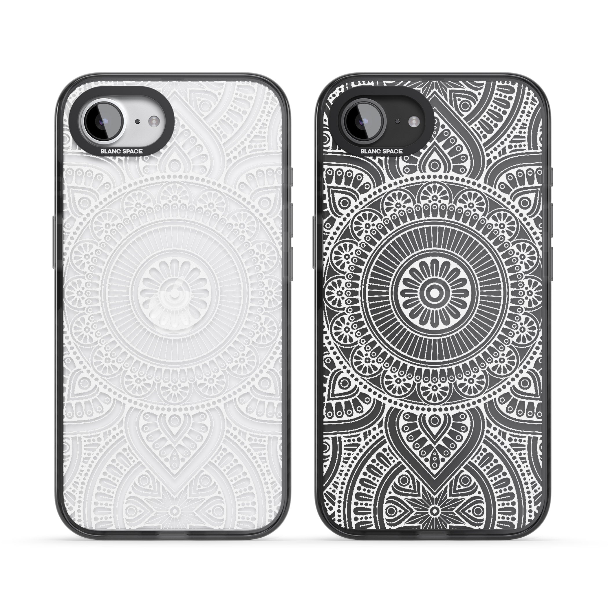 White Henna Flower Wheel