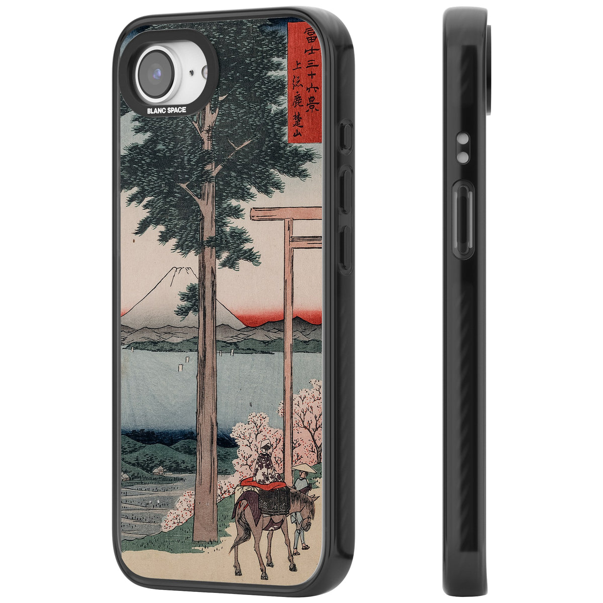 Gates To Mt. Fuji iPhone 16e / iPhone 17e Impact Black Phone Case side