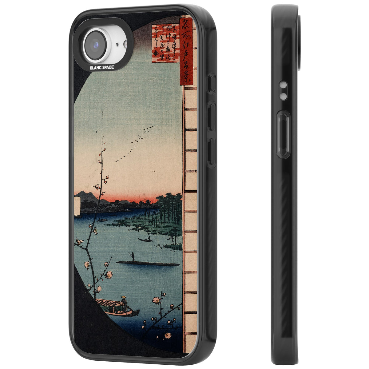 Lake At Sunset iPhone 16e / iPhone 17e Impact Black Phone Case side
