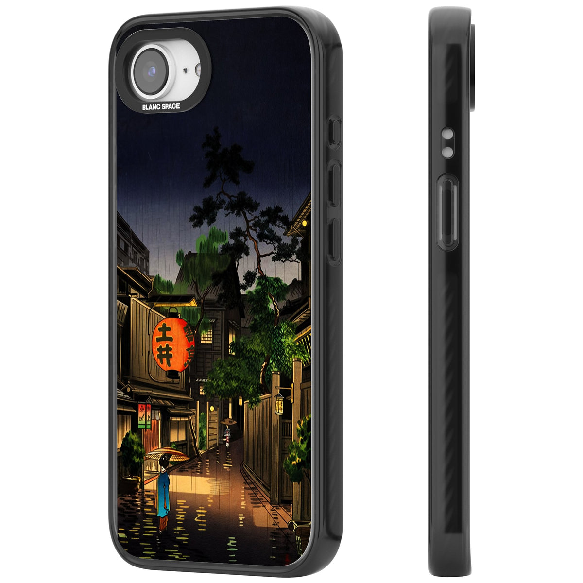 Evening In Ushigome iPhone 16e / iPhone 17e Impact Black Phone Case side