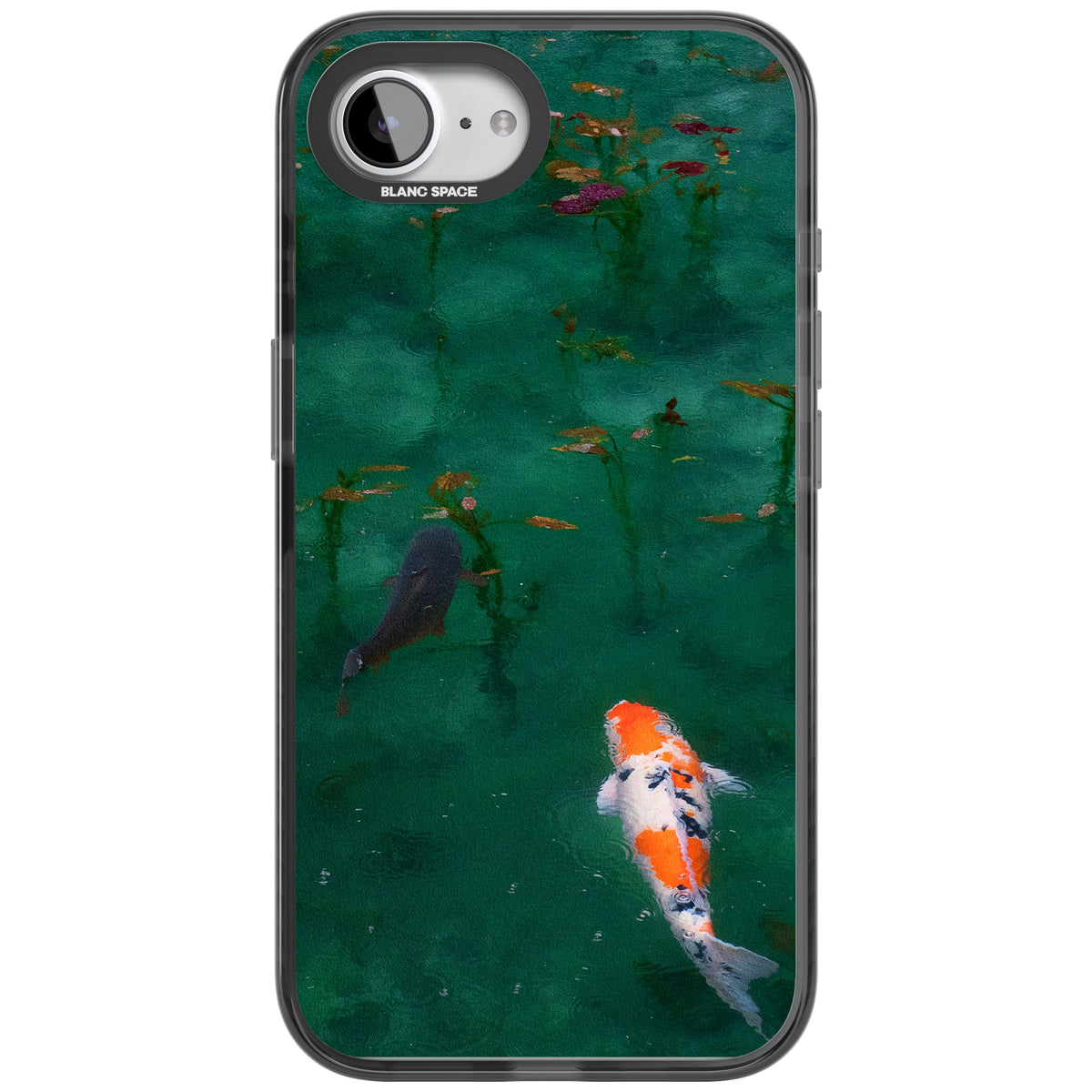 Koi Fish iPhone 16e / iPhone 17e Impact Black Phone Case front