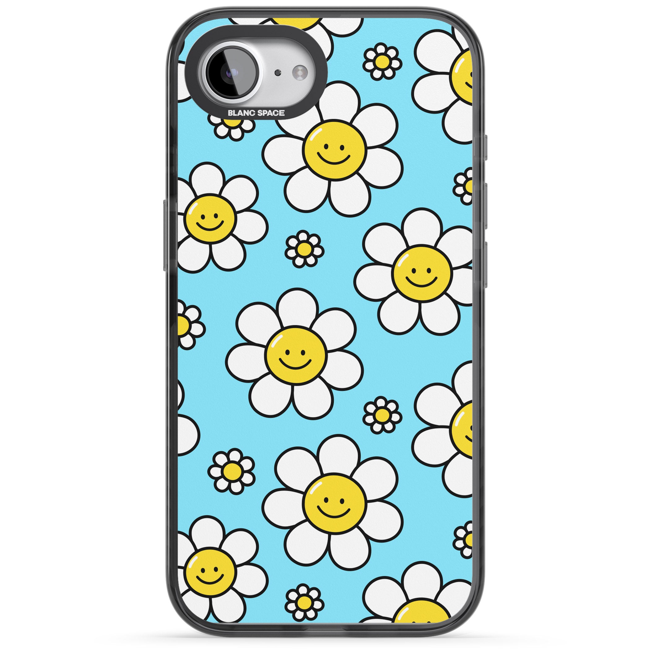 Daisy Faces Kawaii Pattern