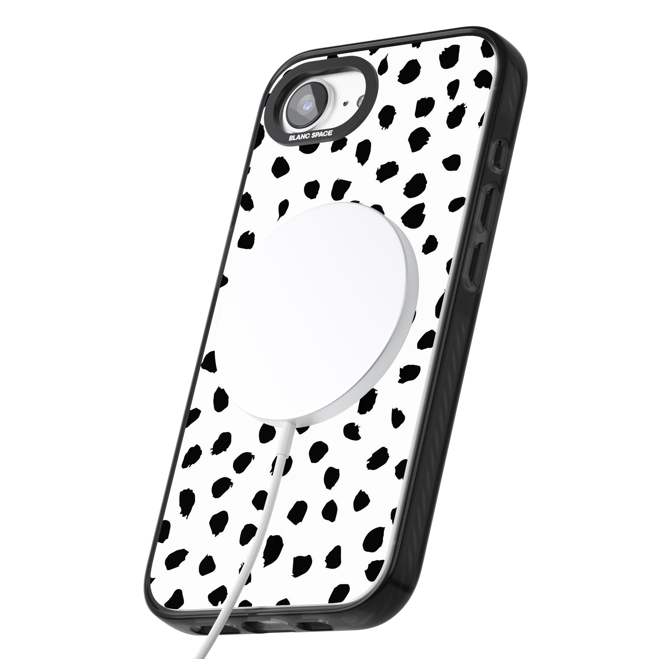 White Dalmatian Print