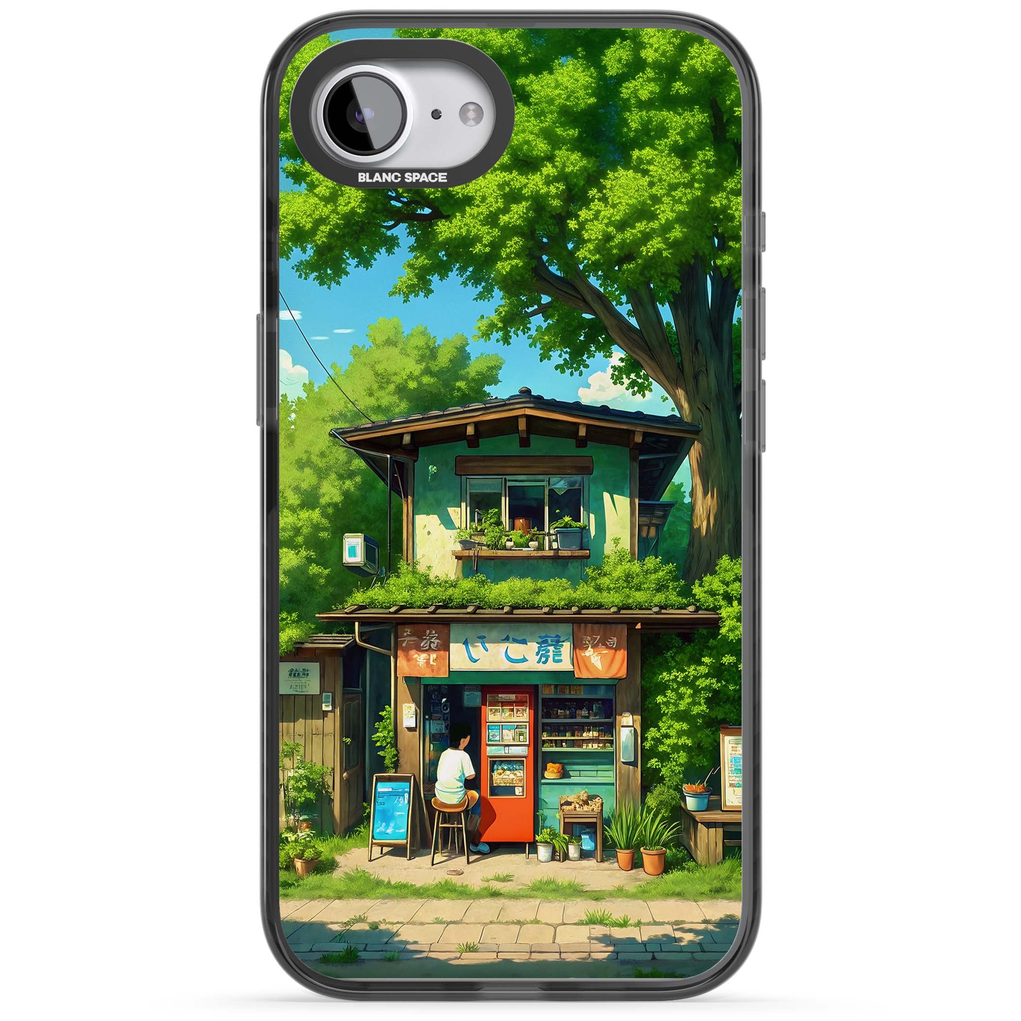 Countryside Kiosk for her iPhone case | Black Impact Magsafe case for iPhone 16e, iPhone 17e