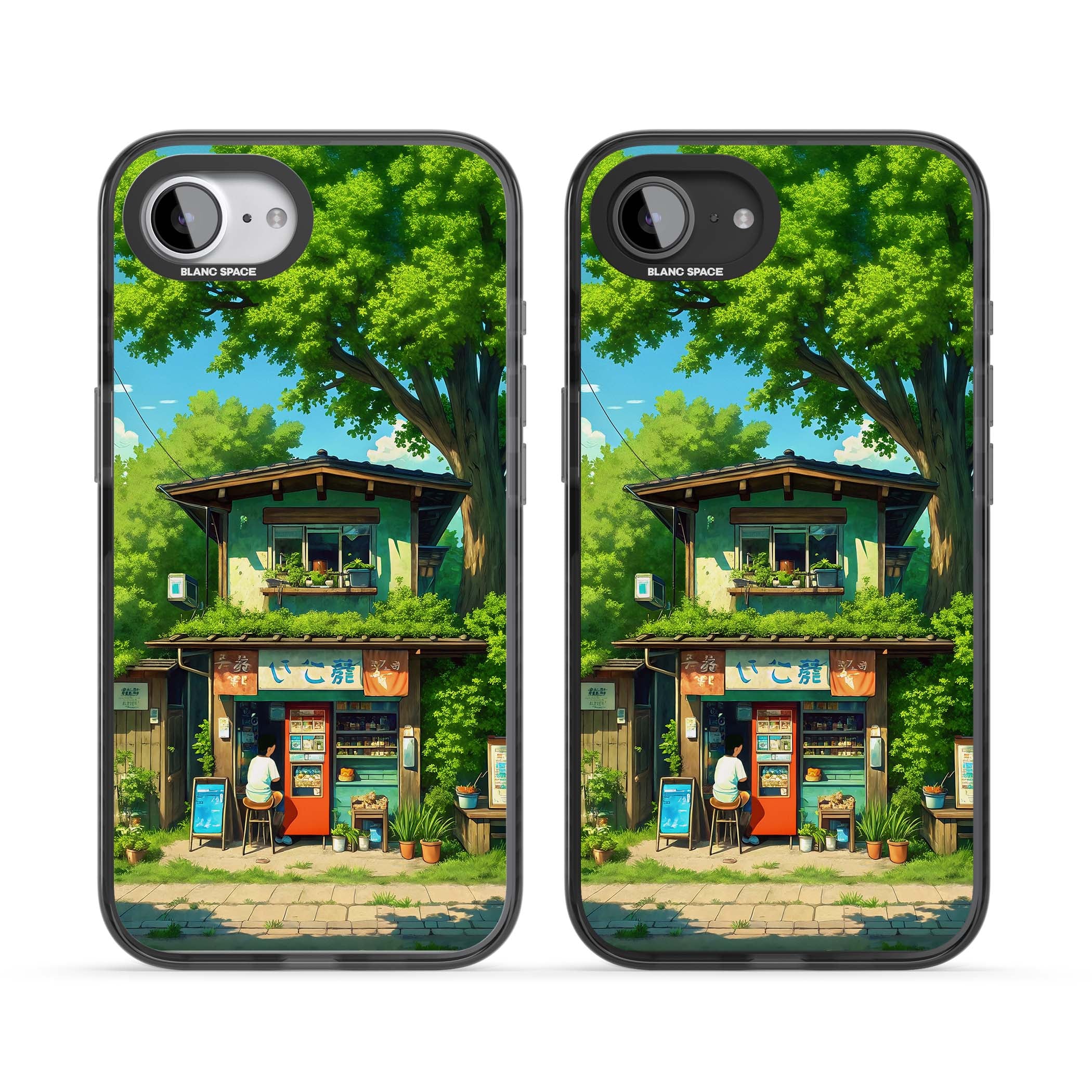 Countryside Kiosk for her iPhone case | Black Impact Magsafe case for iPhone 16e, iPhone 17e
