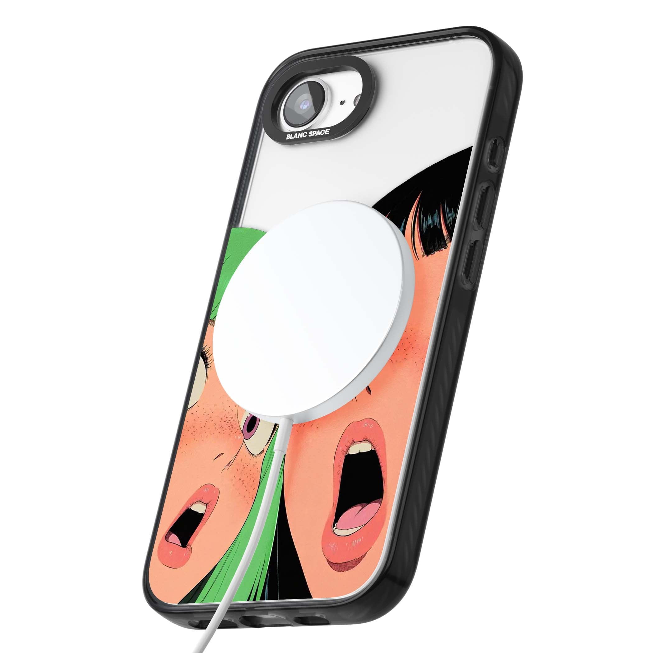 Gasp for her iPhone case | Black Impact Magsafe case for iPhone 16e, iPhone 17e