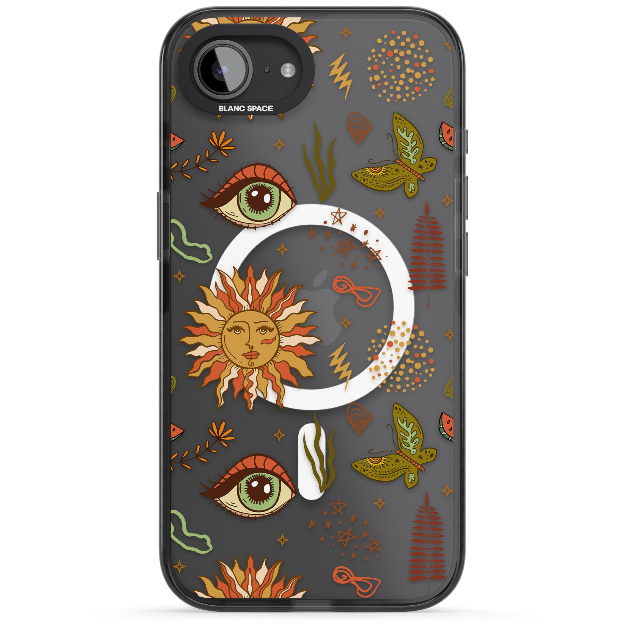 Boho Celestial Sun & Eye Pattern