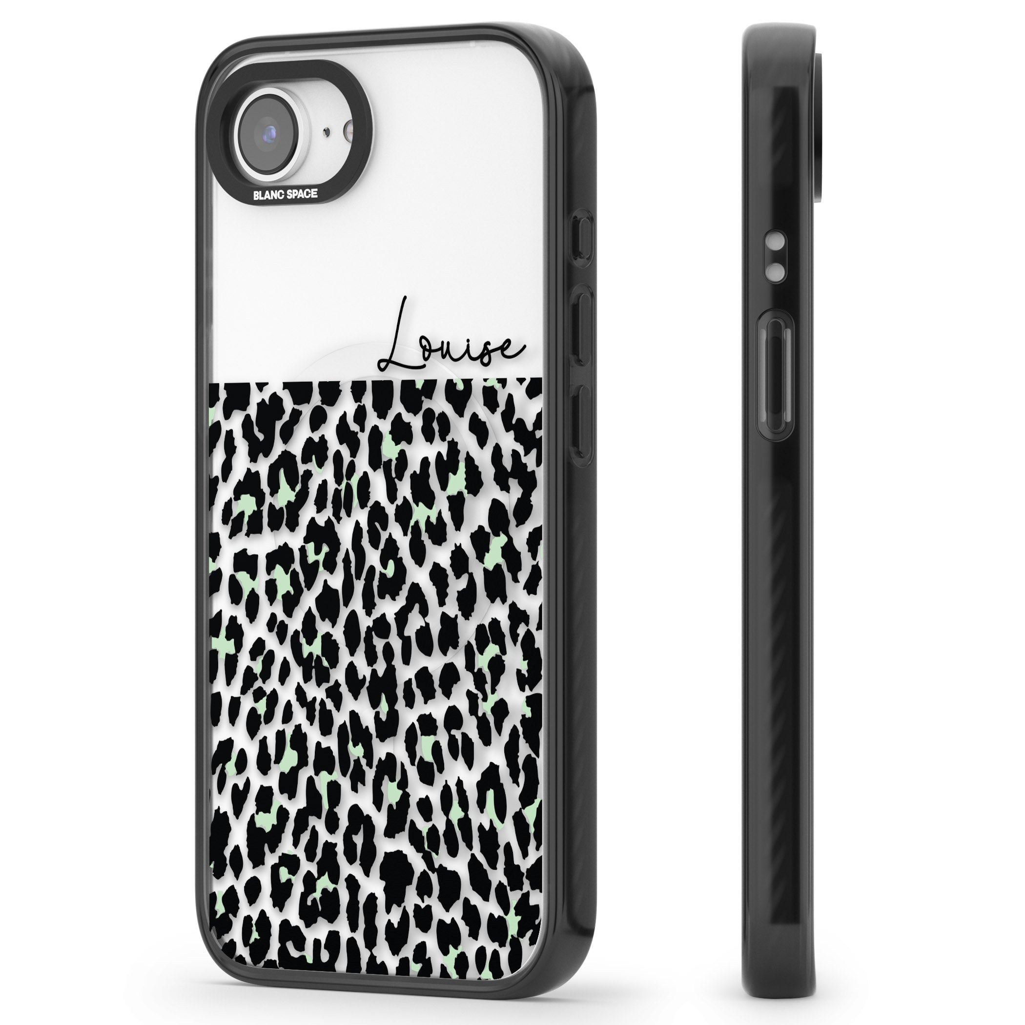 Personalised Seafoam Leopard