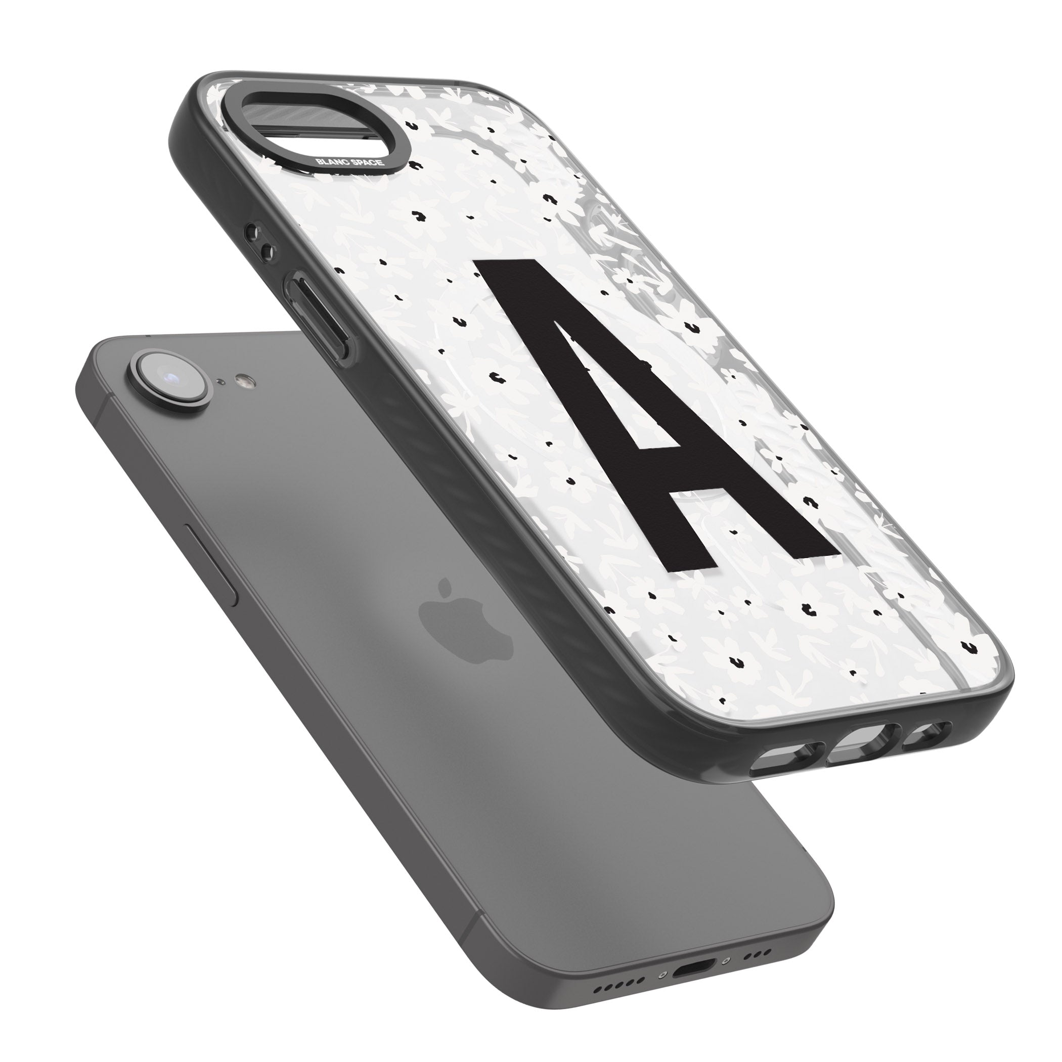 Personalised Bold Initial Floral