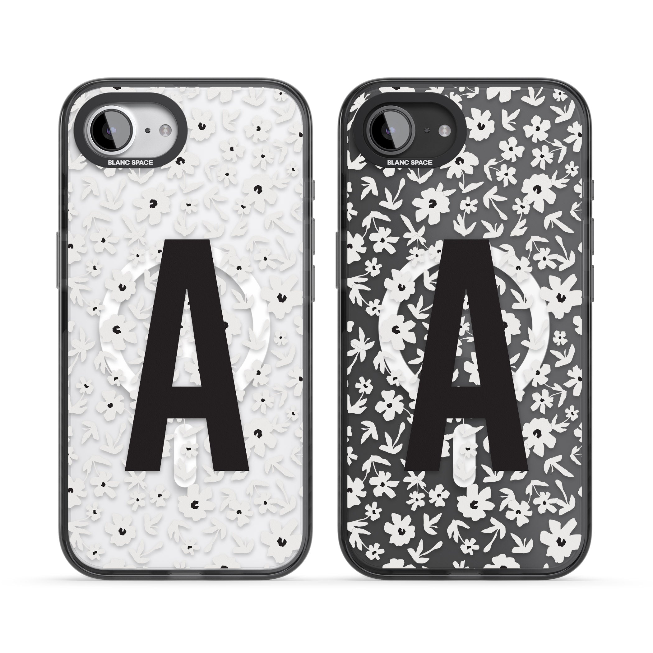 Personalised Bold Initial Floral