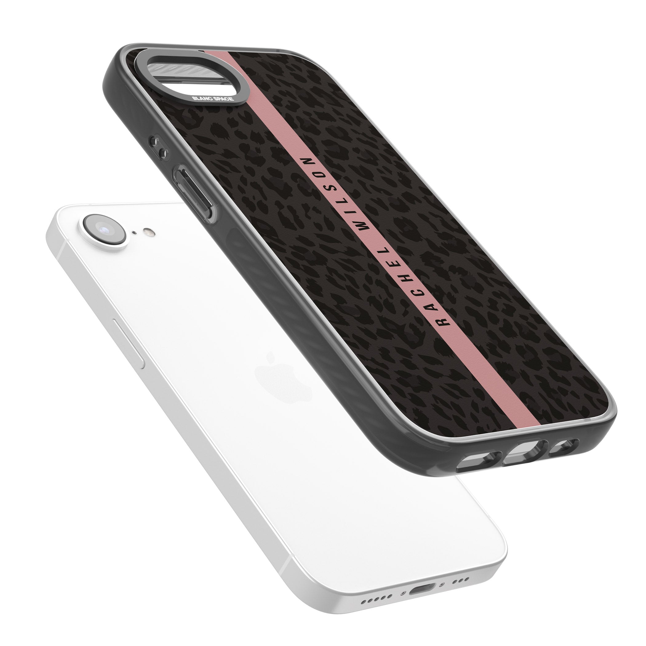 Personalised Pink Stripe Leopard