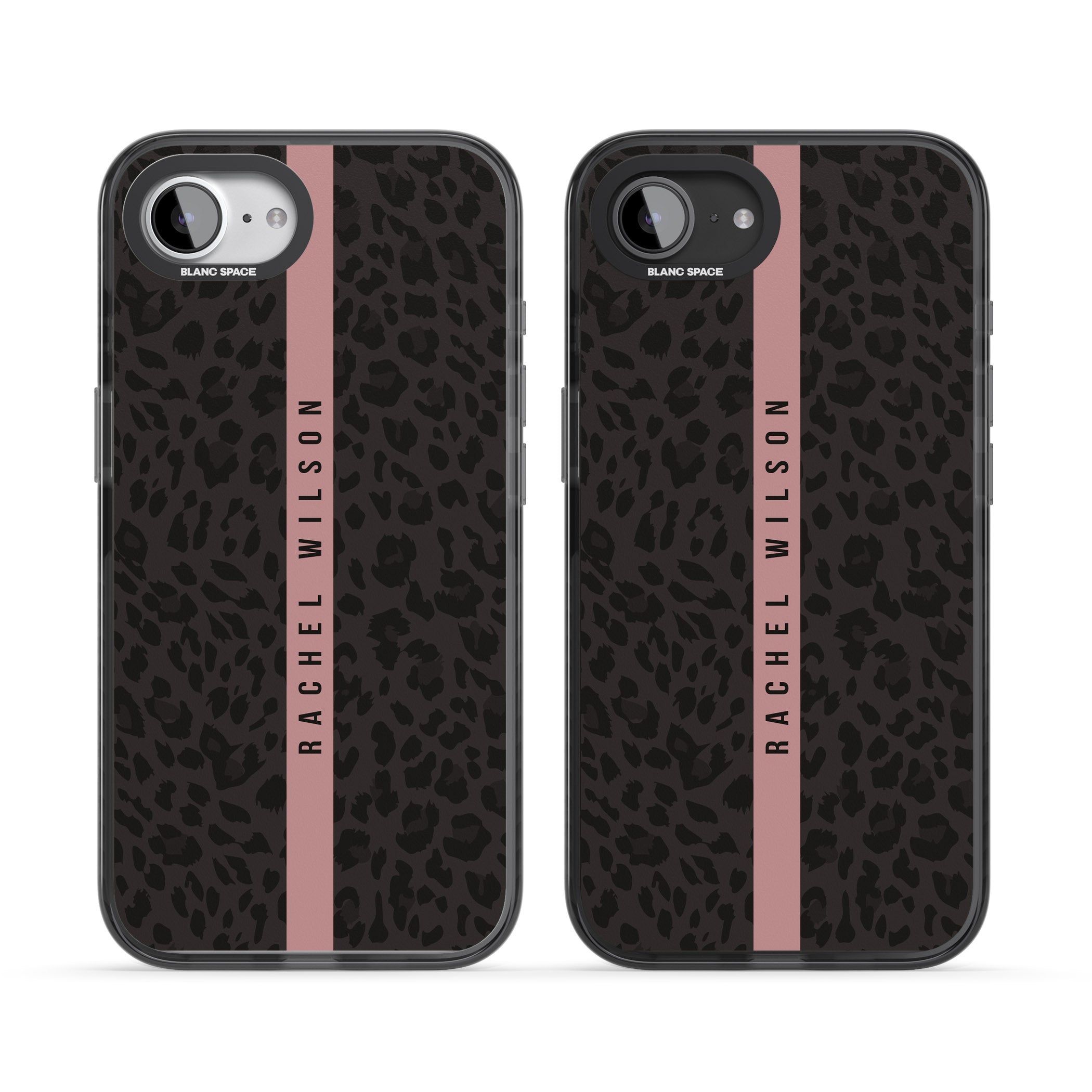 Personalised Pink Stripe Leopard