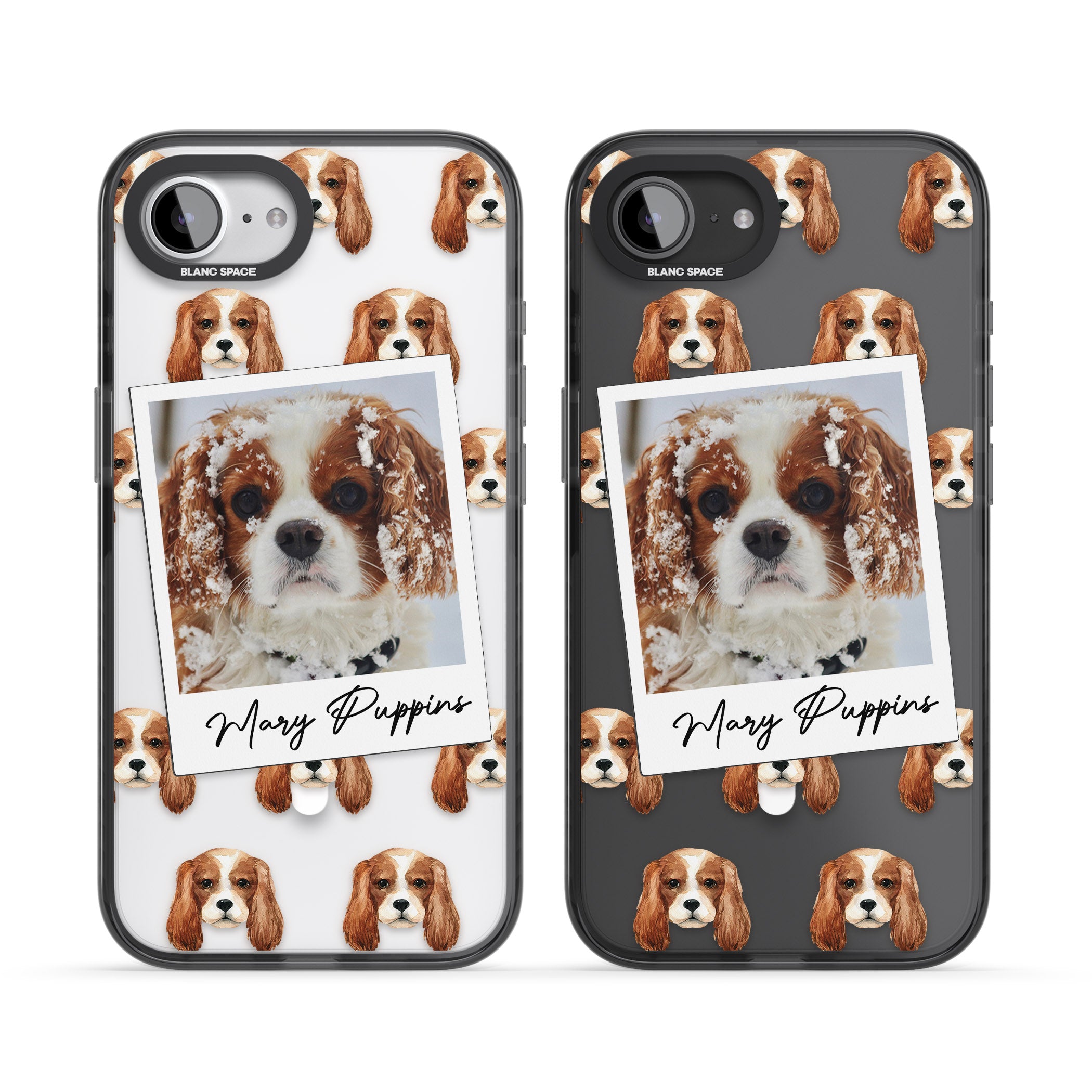 Personalised Cavalier King Charles Instant Camera Photo