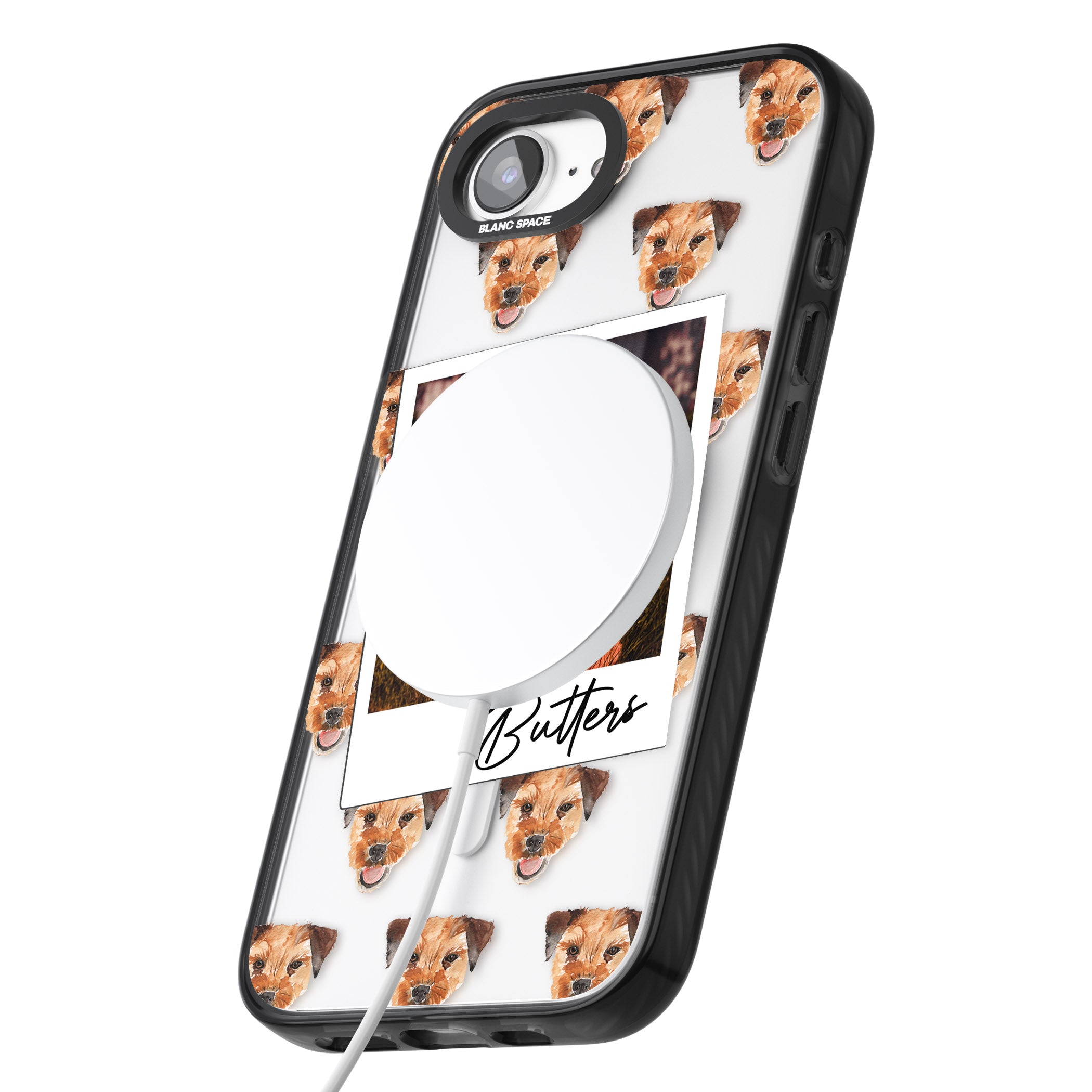 Personalised Border Terrier Instant Camera Photo