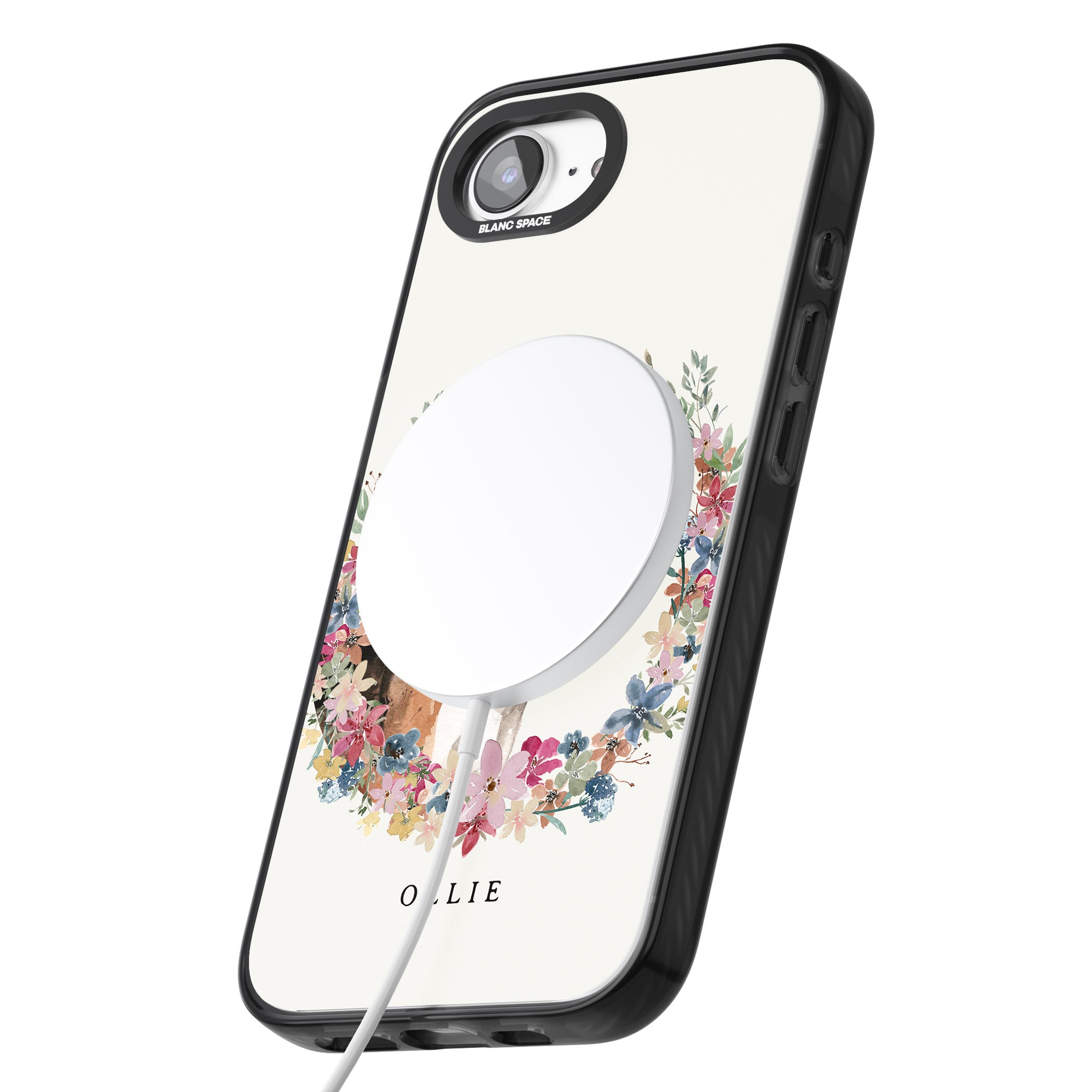 Personalised Beagle Floral Portrait