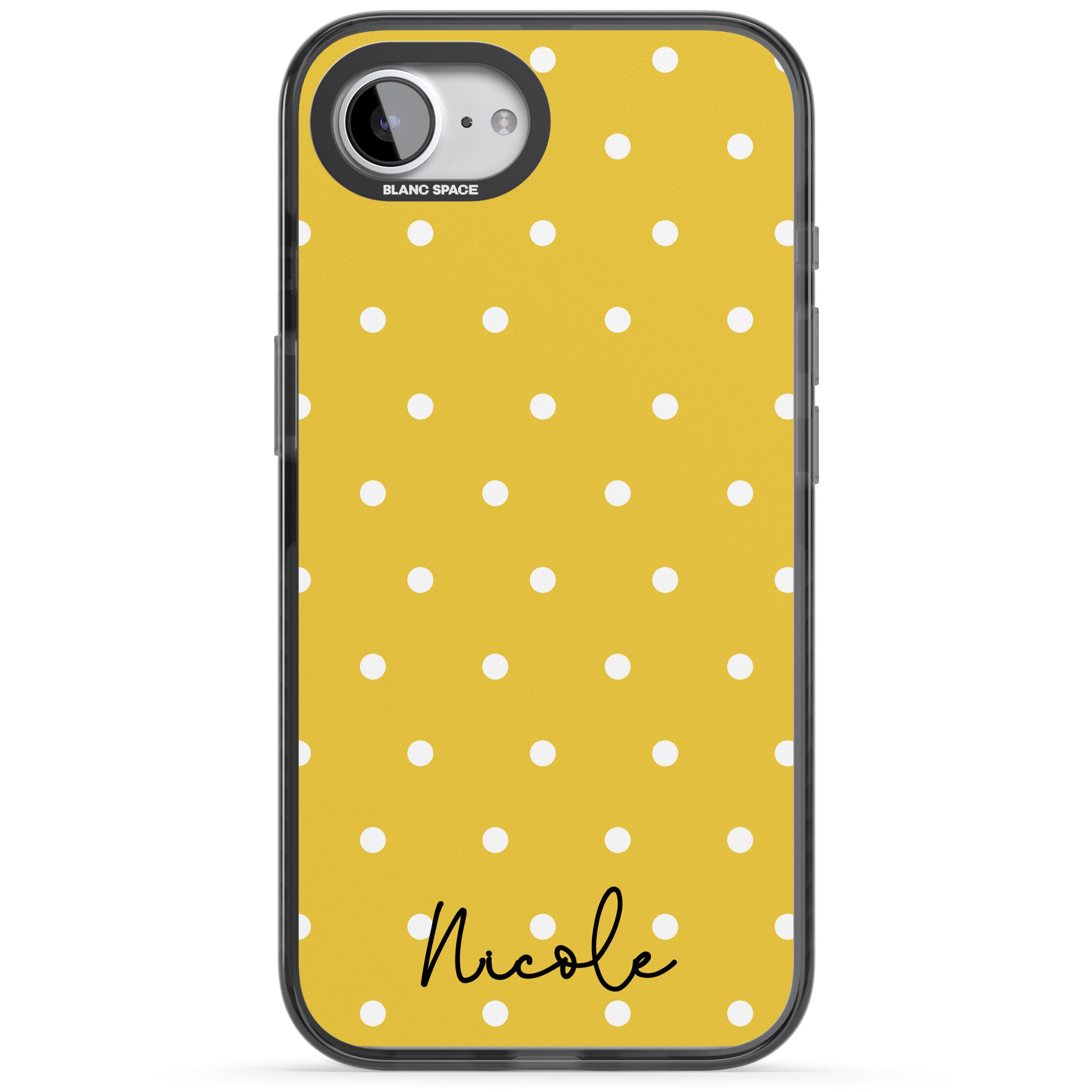 Personalised Yellow Polka Dot