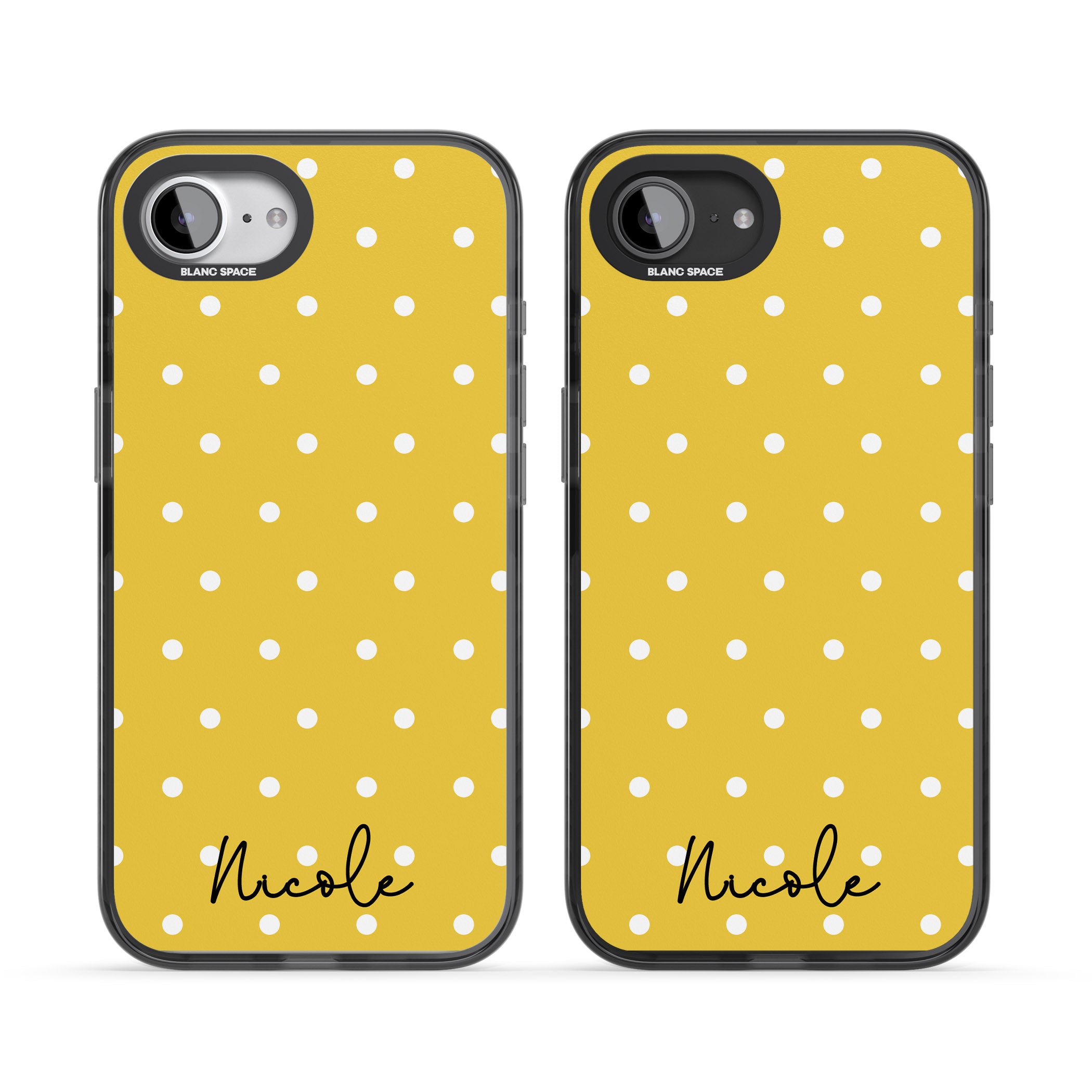 Personalised Yellow Polka Dot