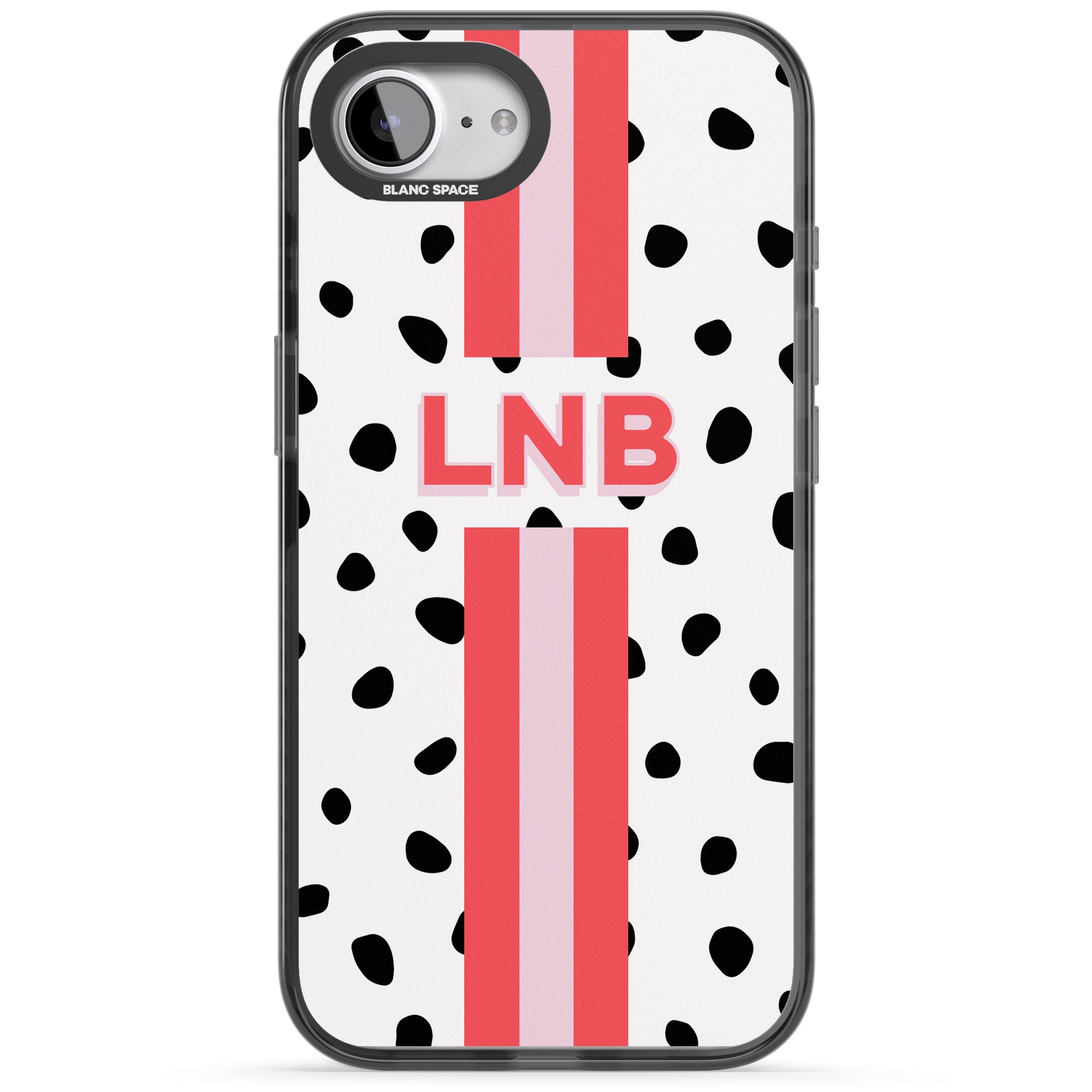 Personalised Polka & Pink Stripe