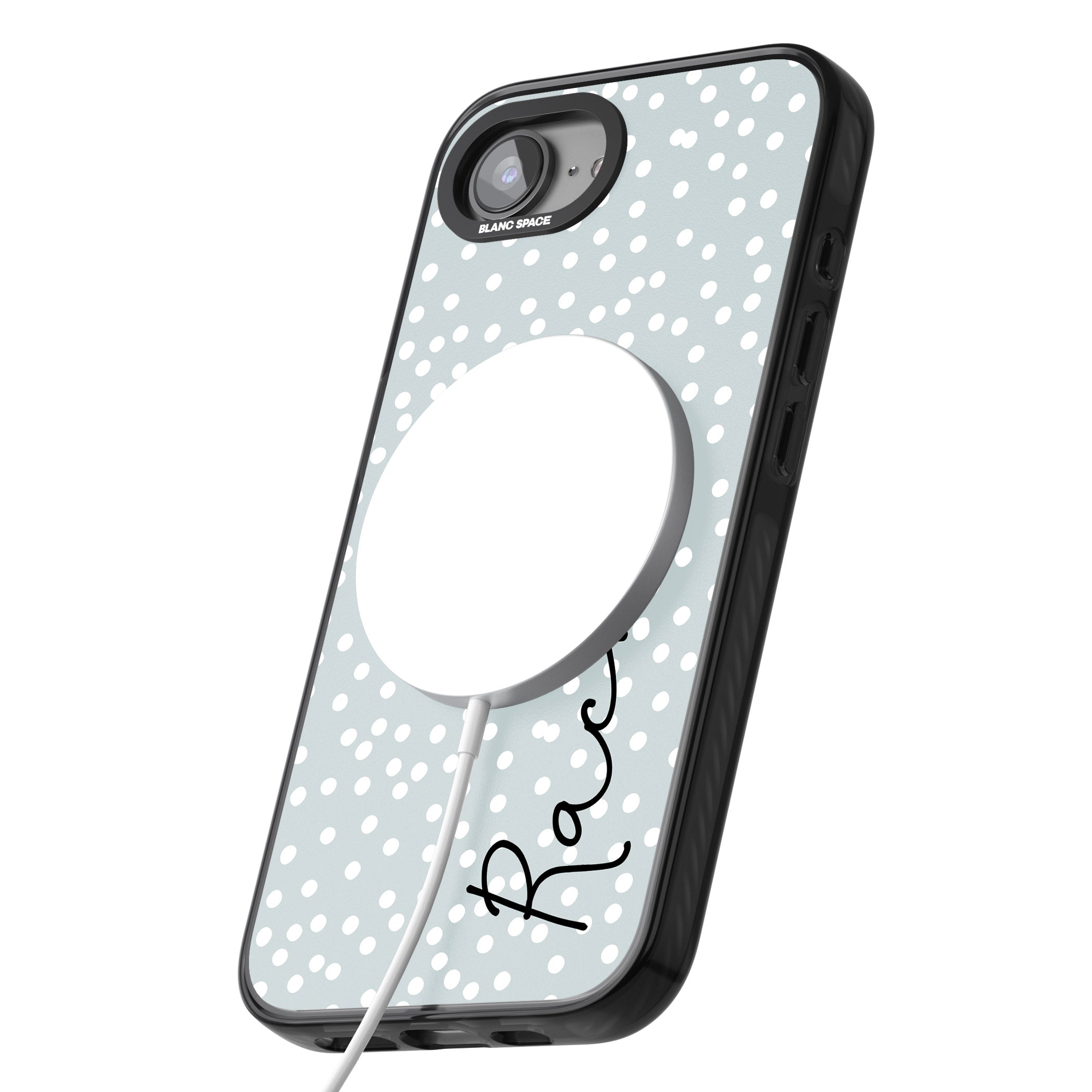 Personalised Vertical Cursive & Dots