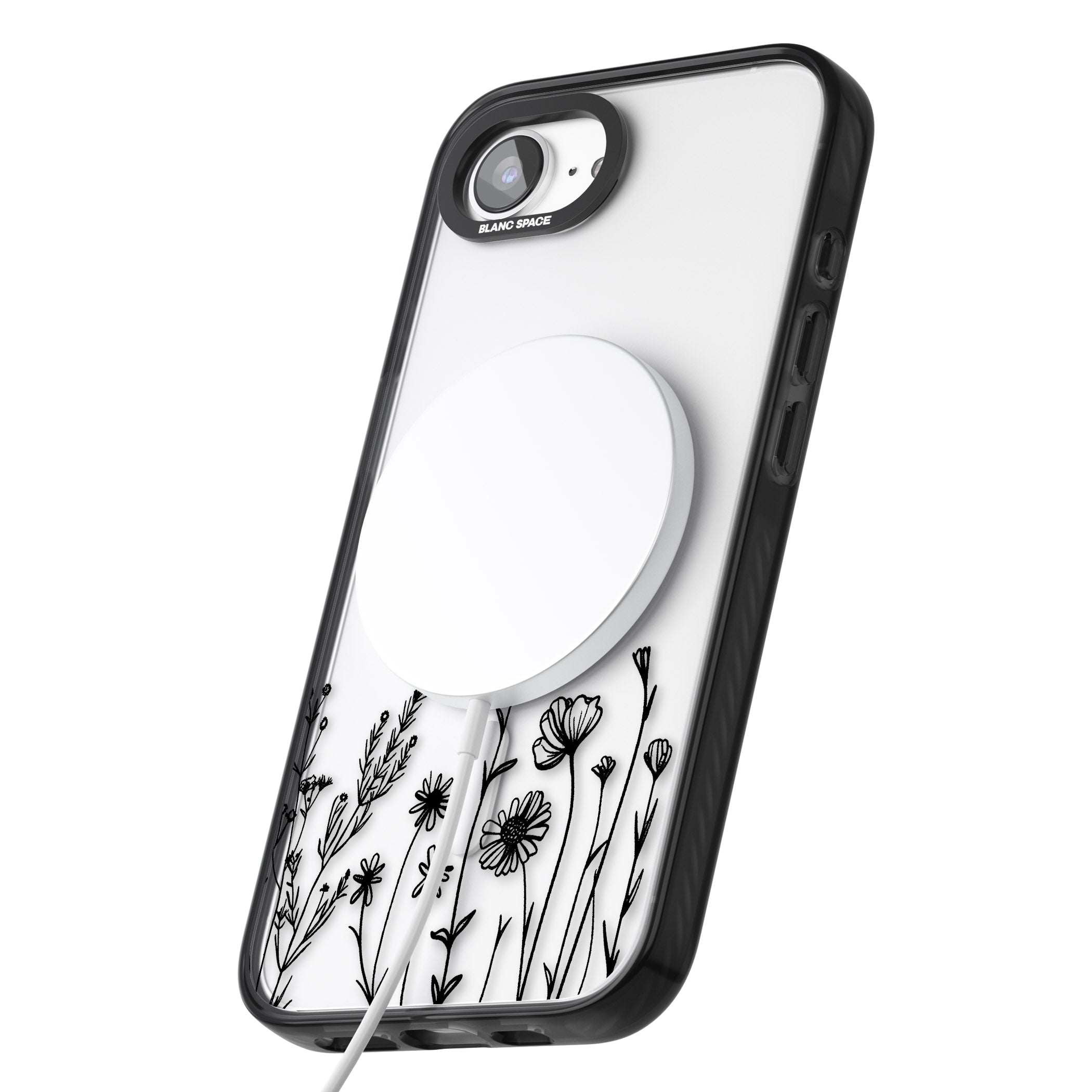 Personalised Black Wildflowers