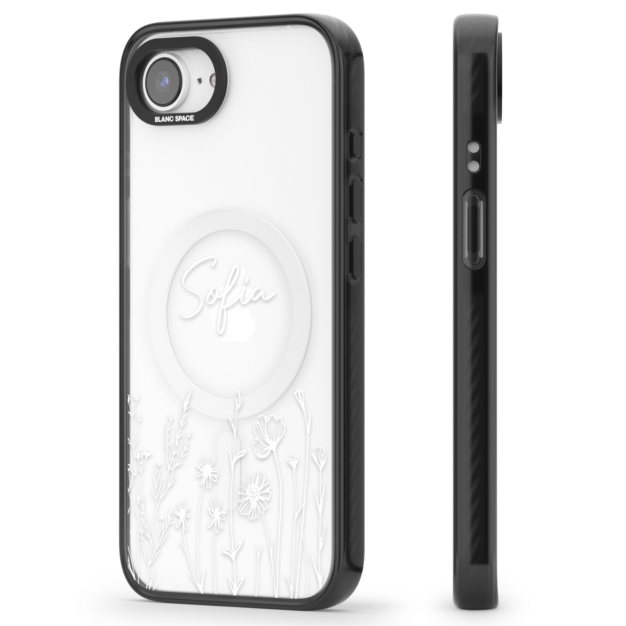 Personalised White Wildflowers