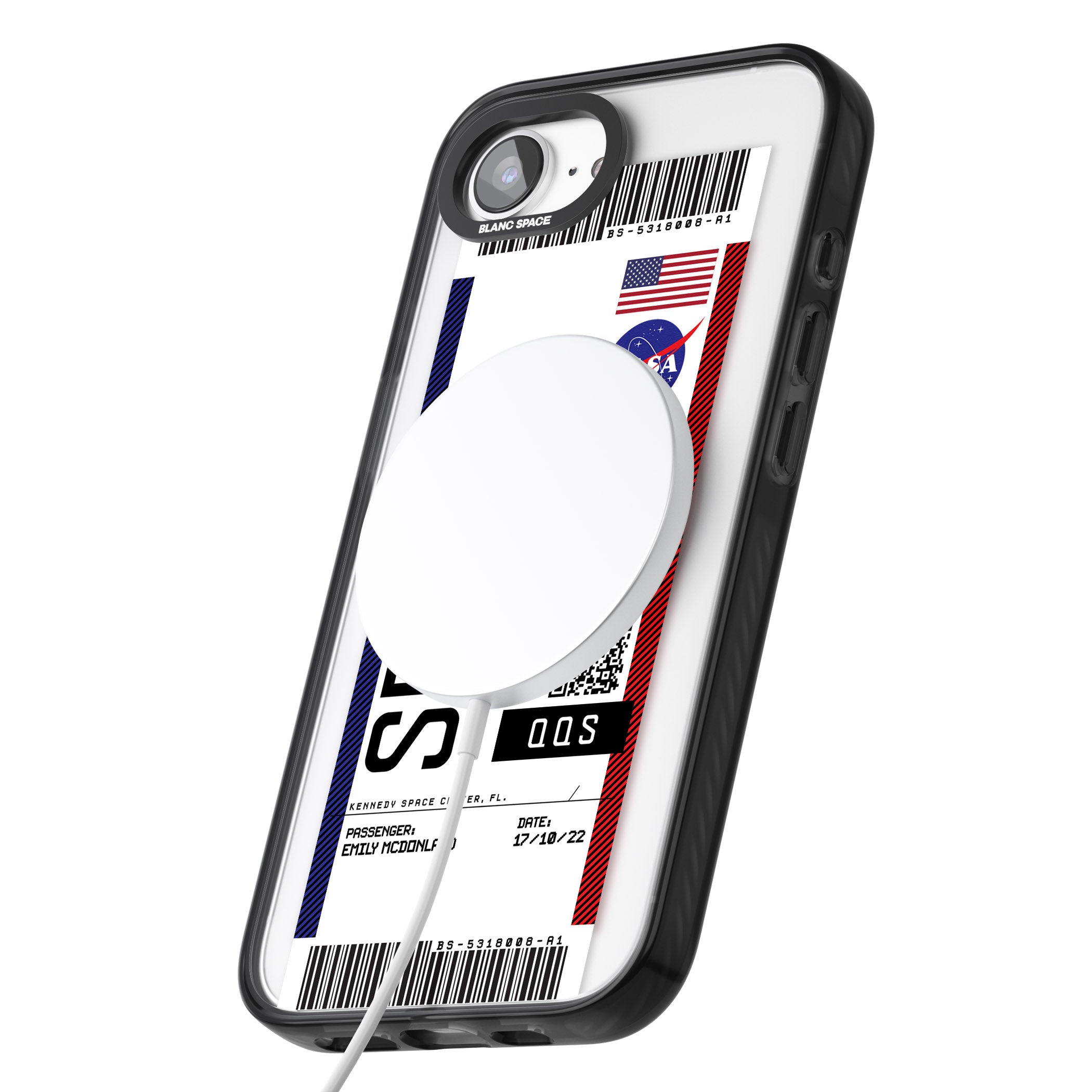 Personalised Nasa Boarding Pass (Light)