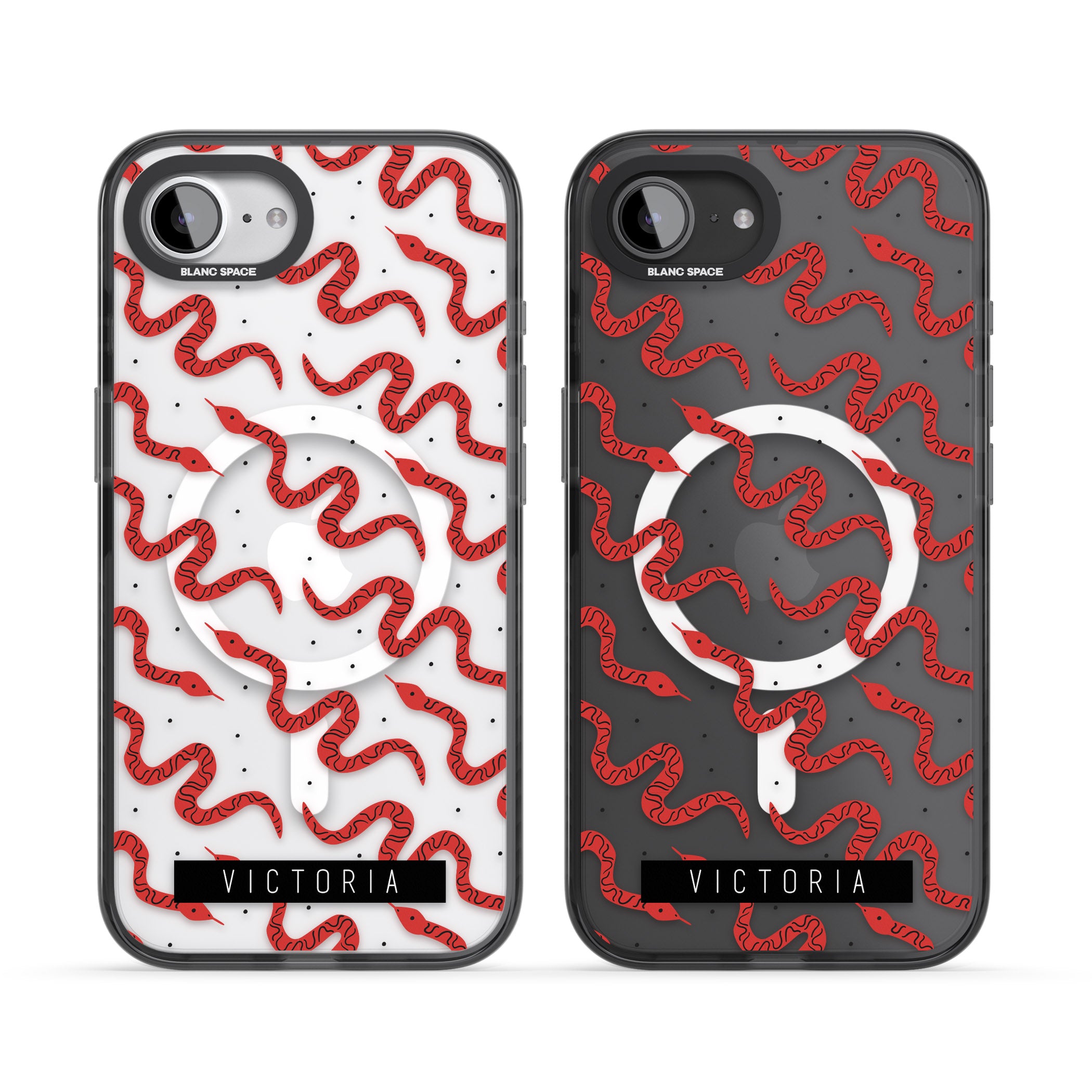 Personalised Red Snake Pattern